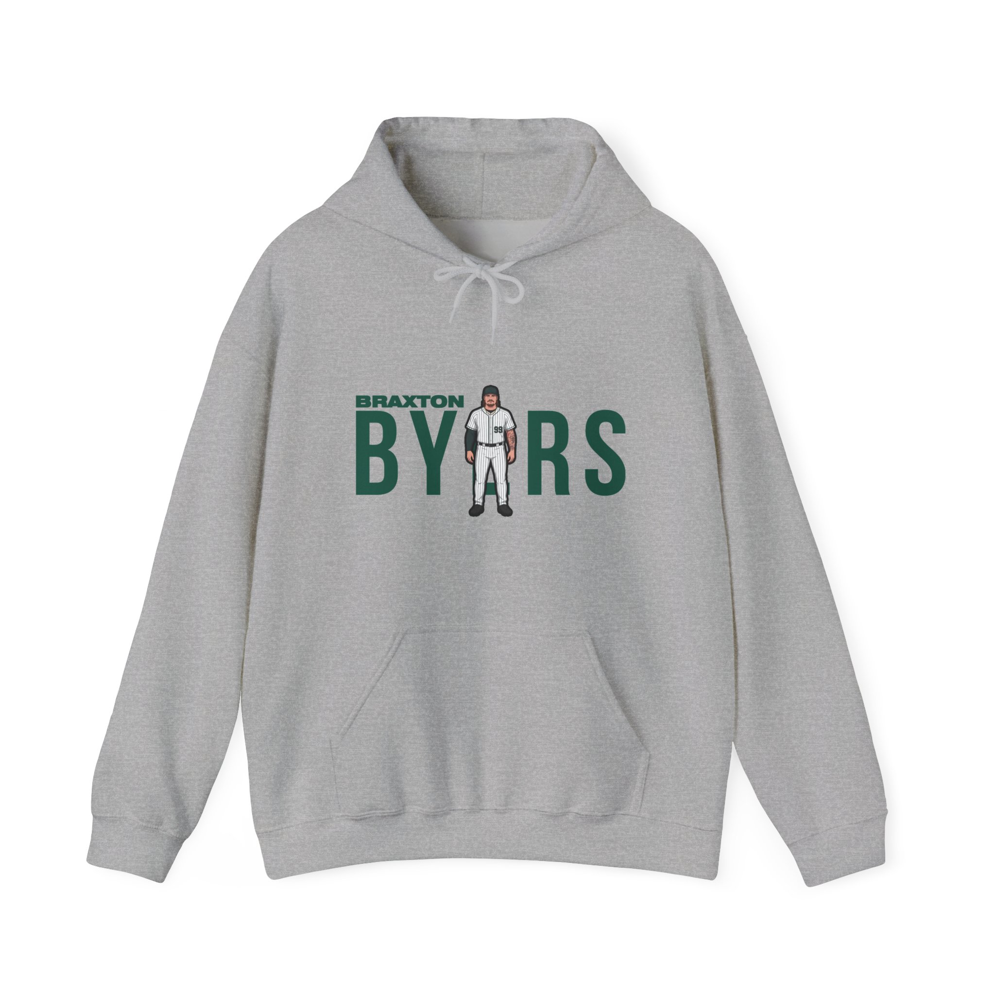 Hoodie — character_player_name in Grey