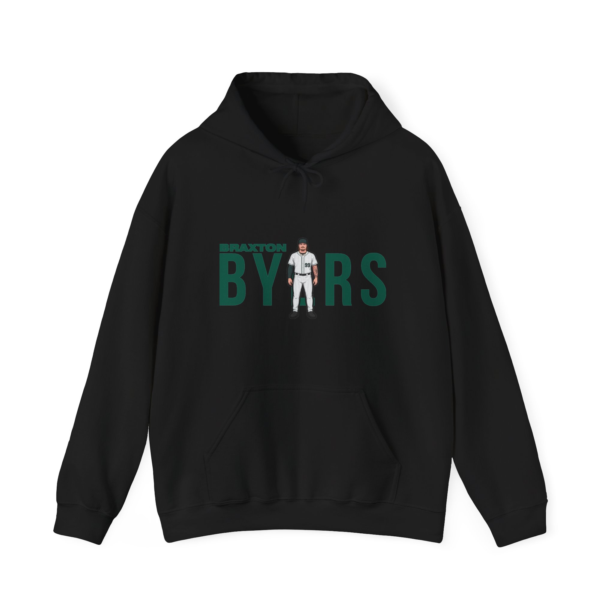 Hoodie — character_player_name in Black