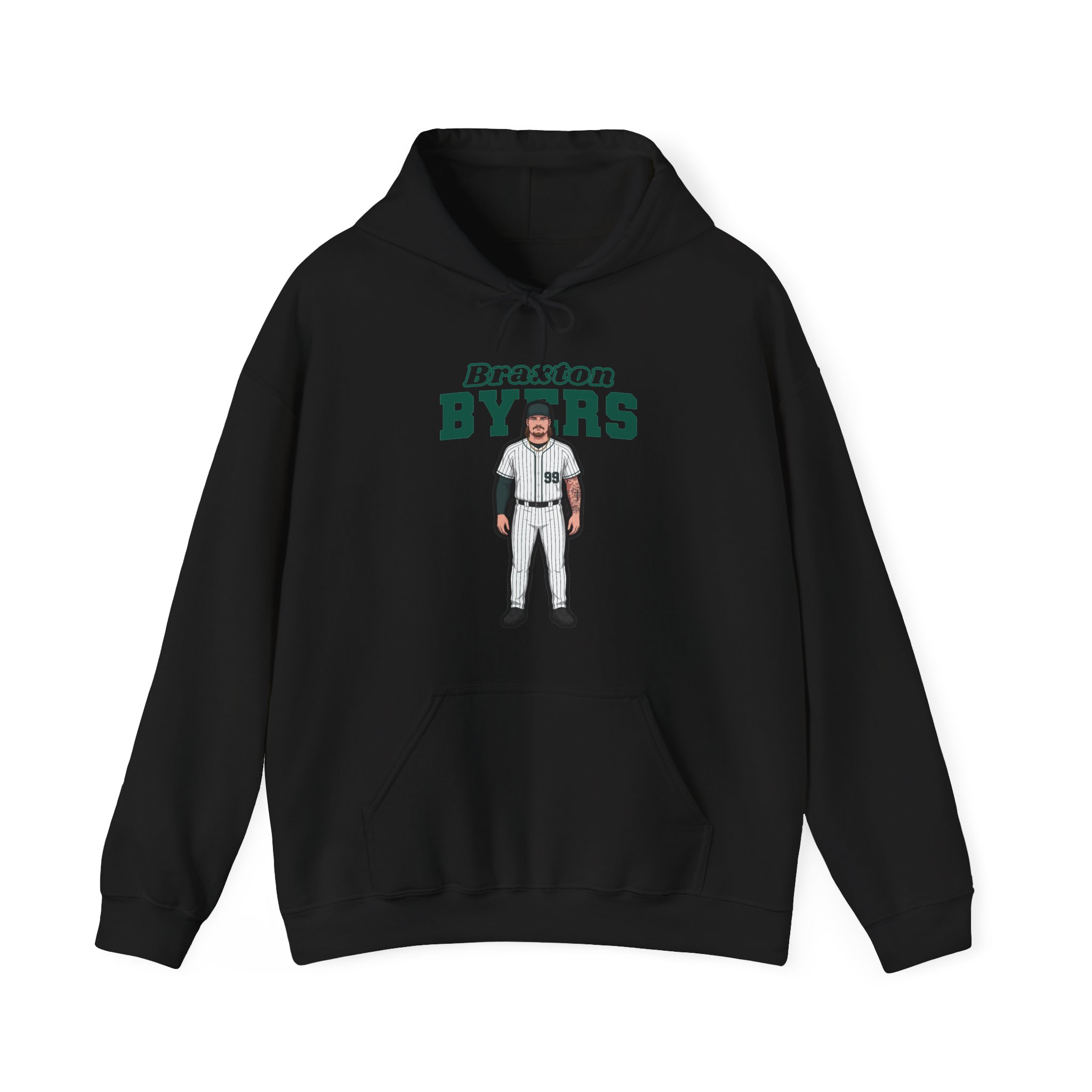 Hoodie — character_name_arch in Black