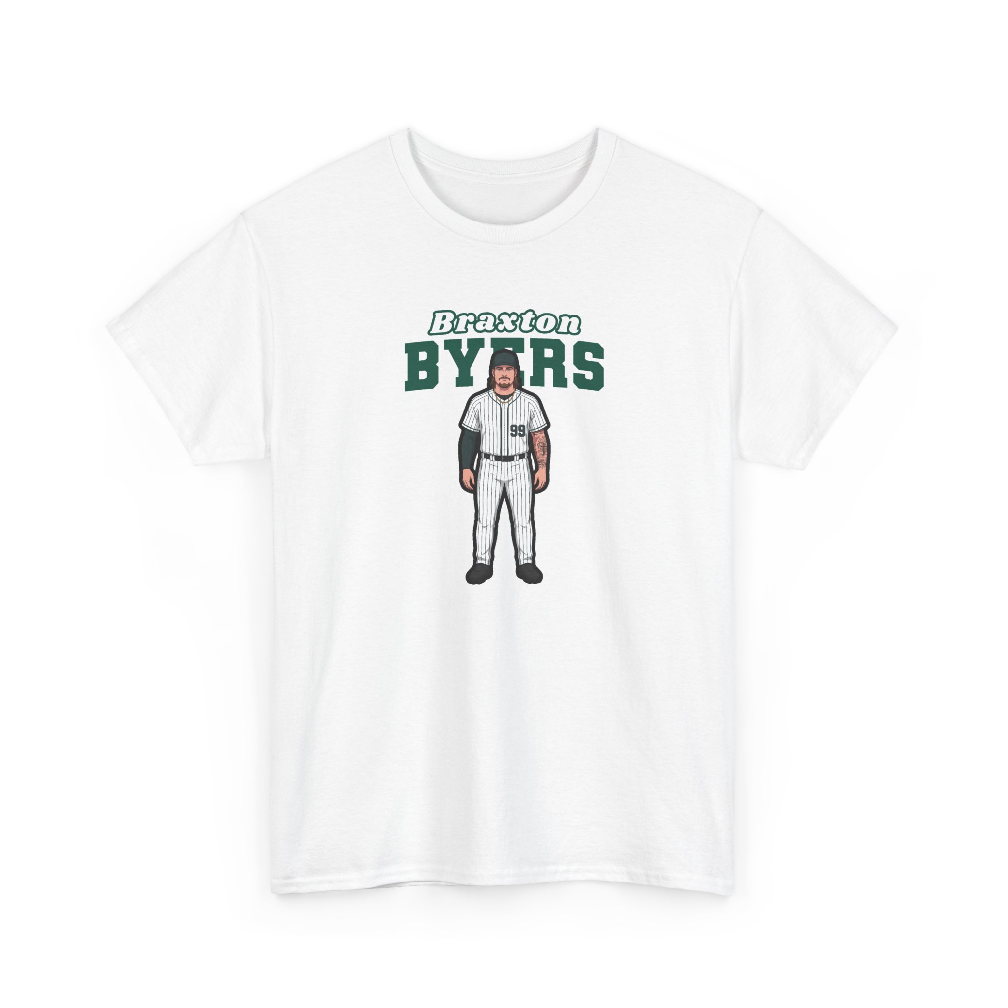 Tee — character_name_arch in White