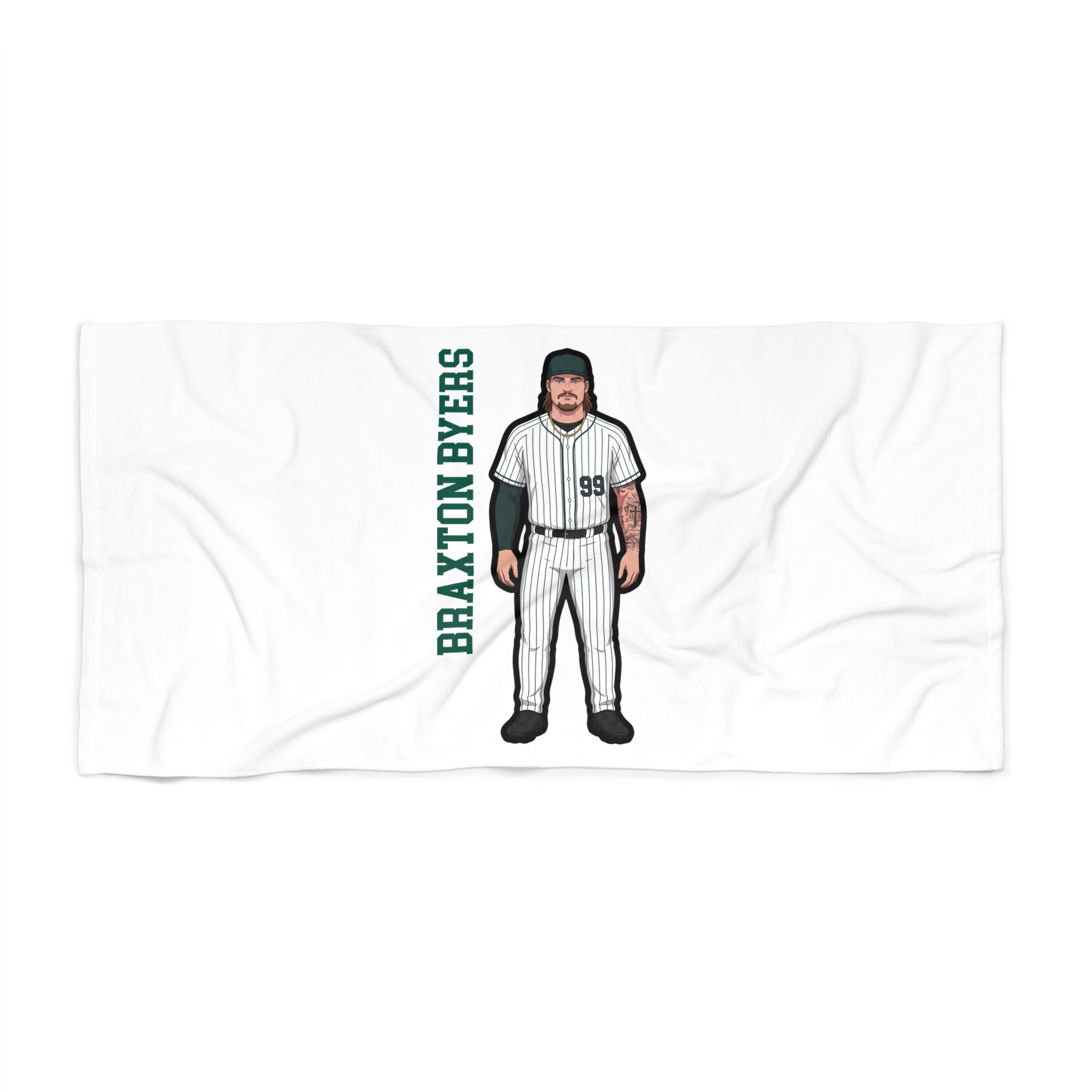 Beach Towel — character_name_vertical in Classic