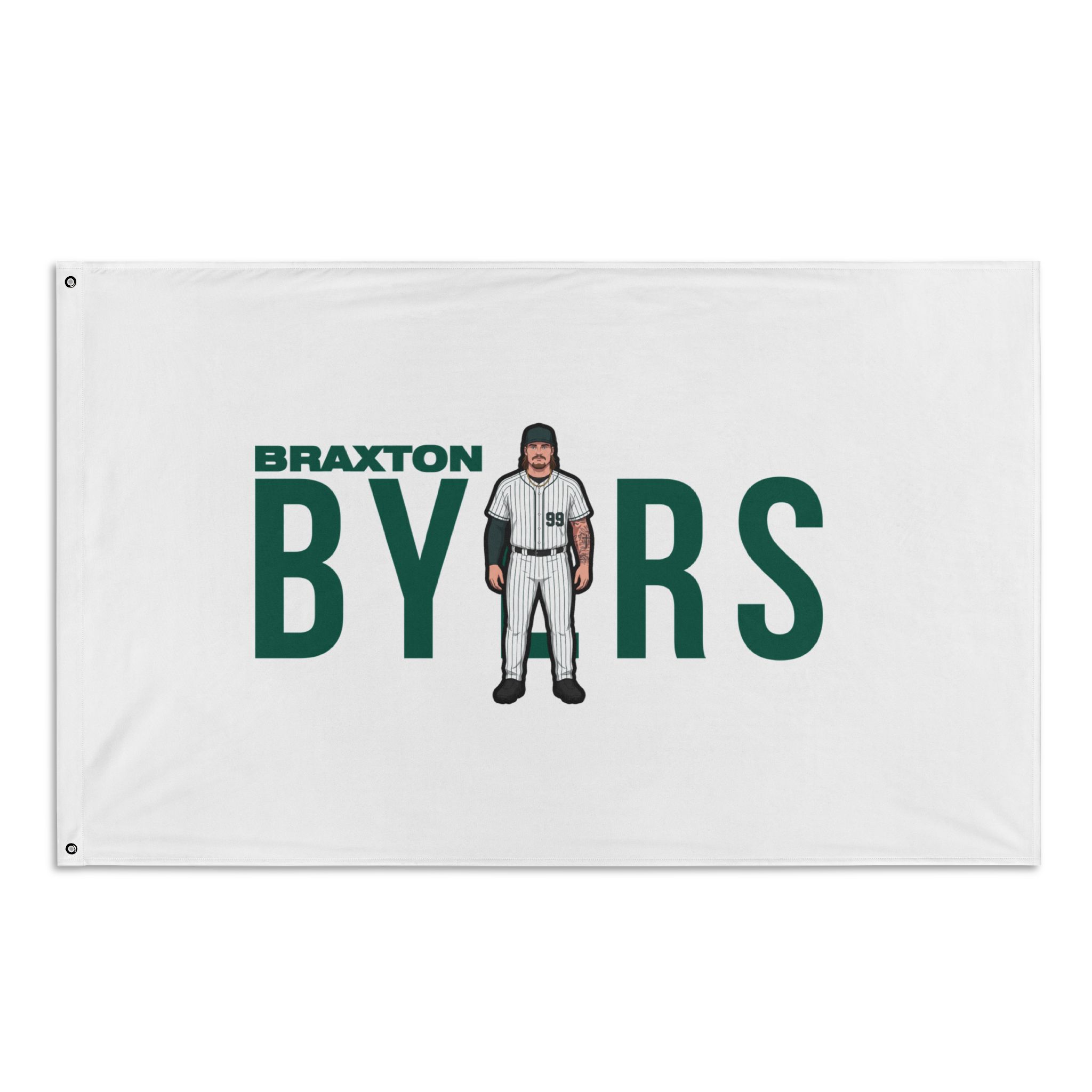 Flag (35 × 56 in) — character_player_name in Classic