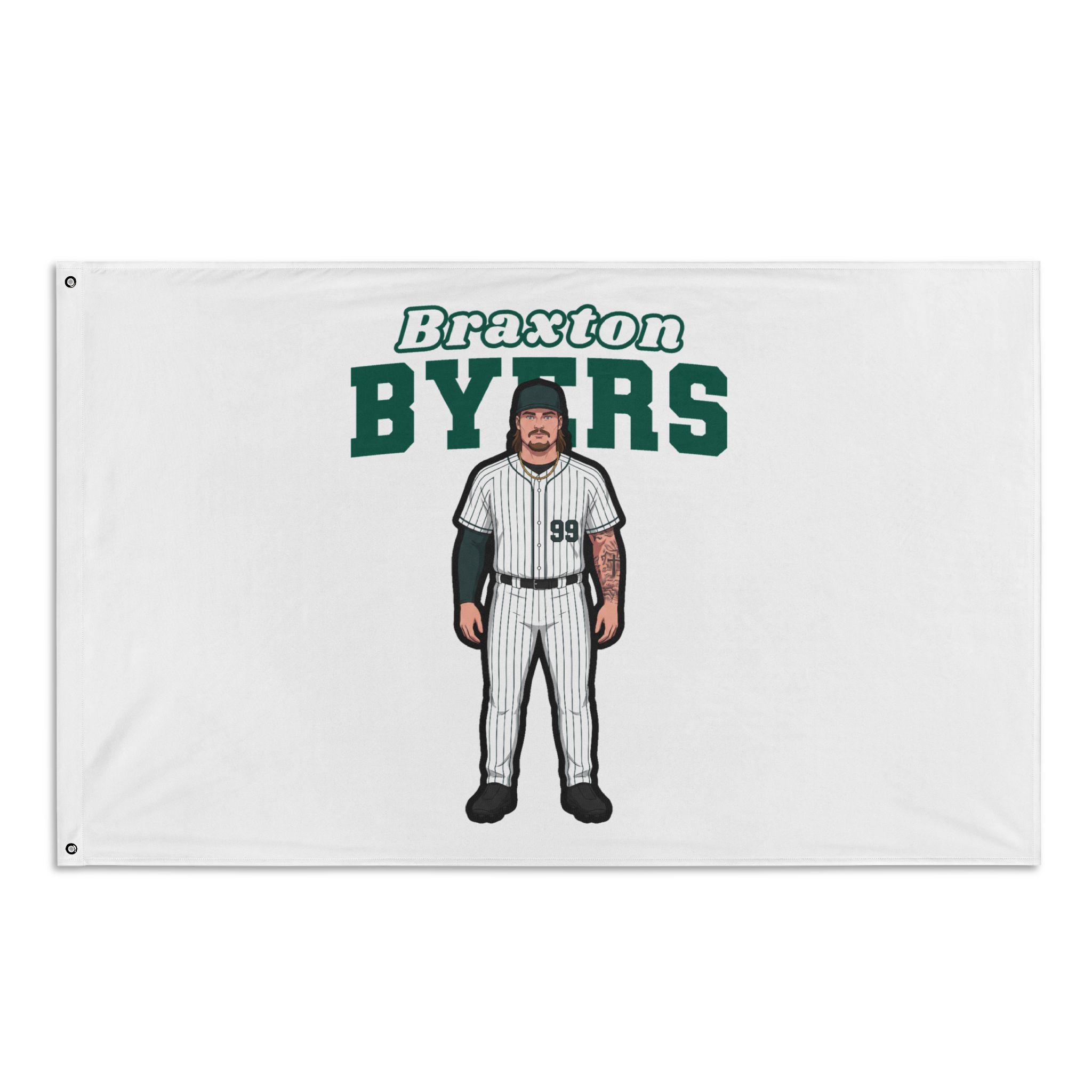 Flag (35 × 56 in) — character_name_arch in Classic
