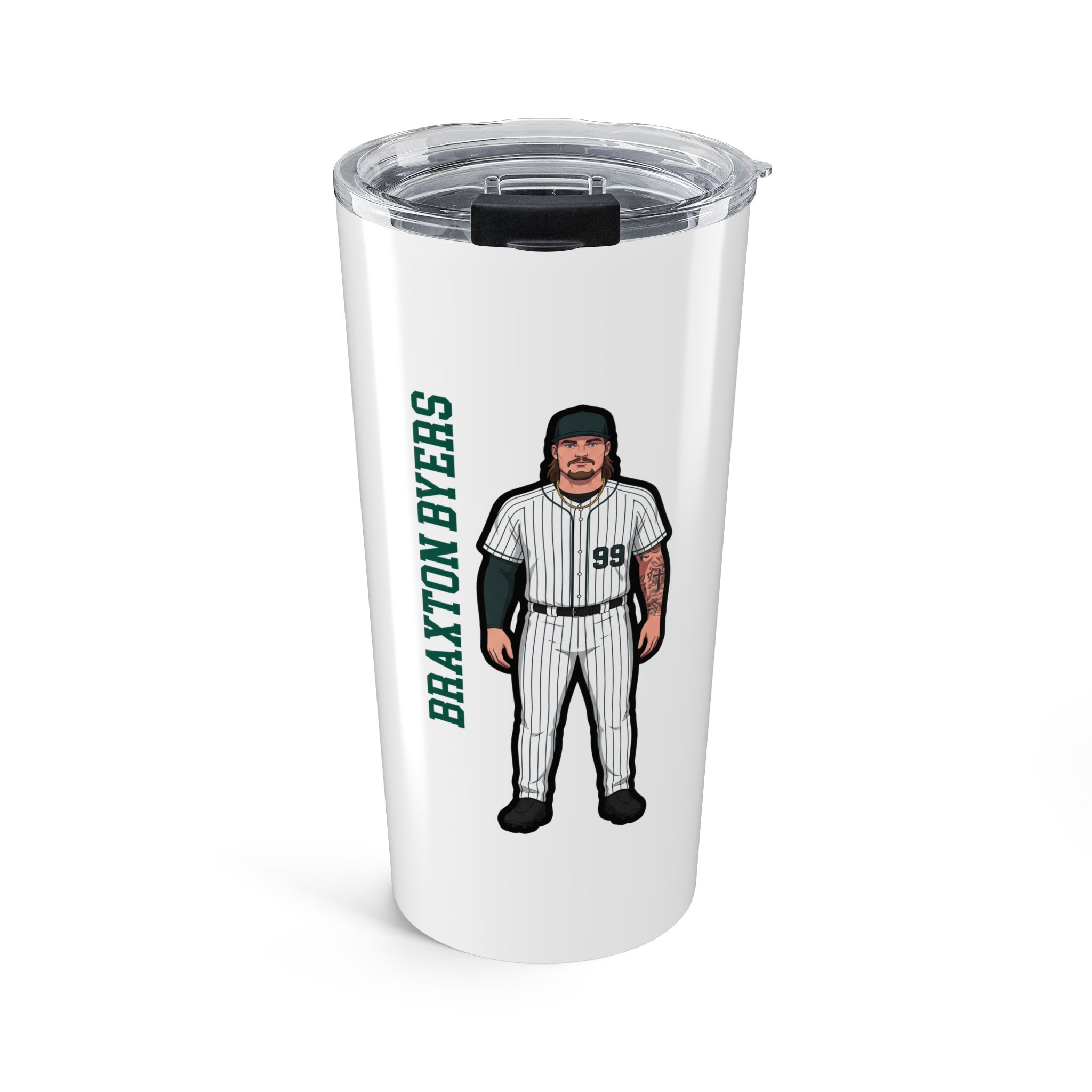 20oz Tumbler — character_name_vertical in Classic