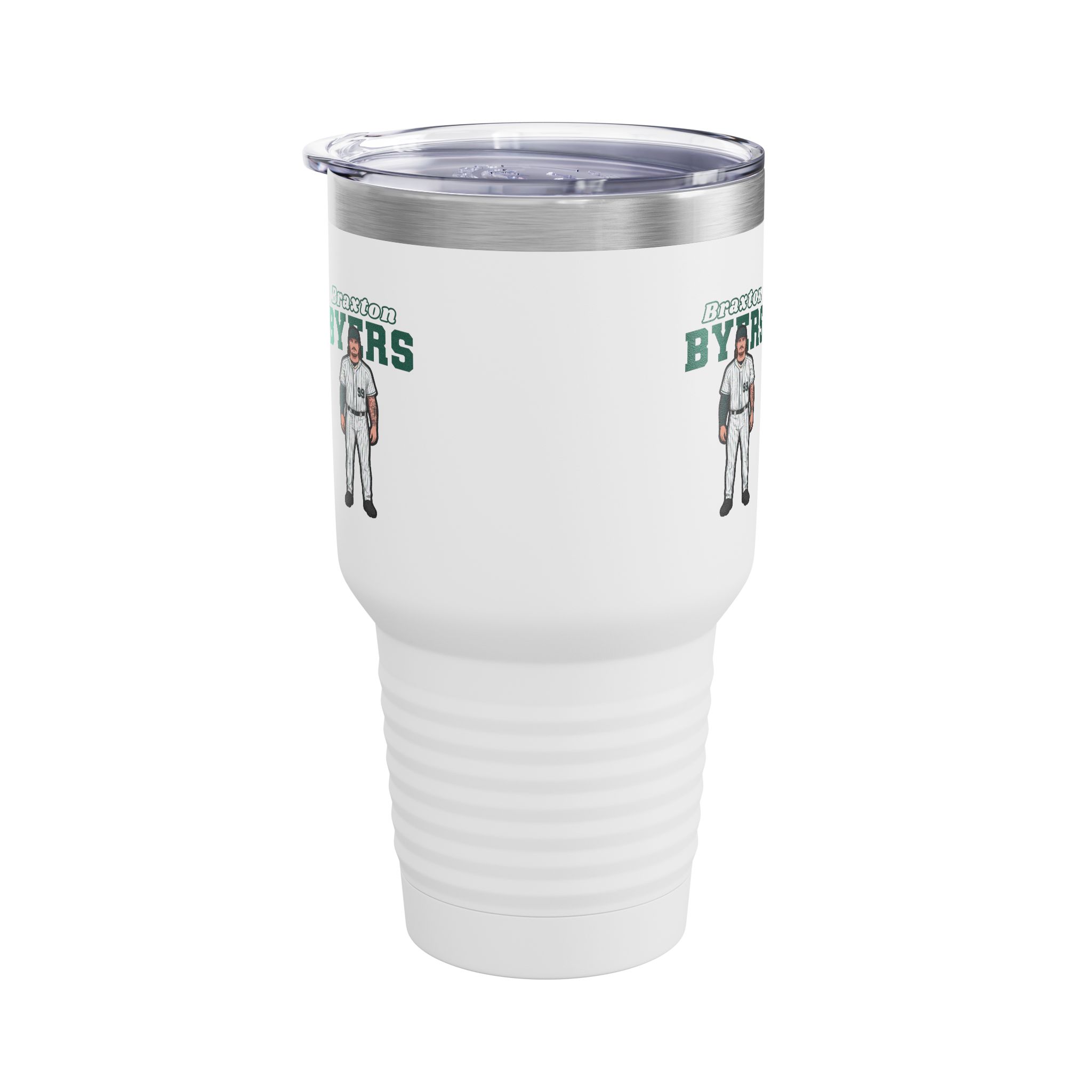 30oz Tumbler — character_name_arch in White