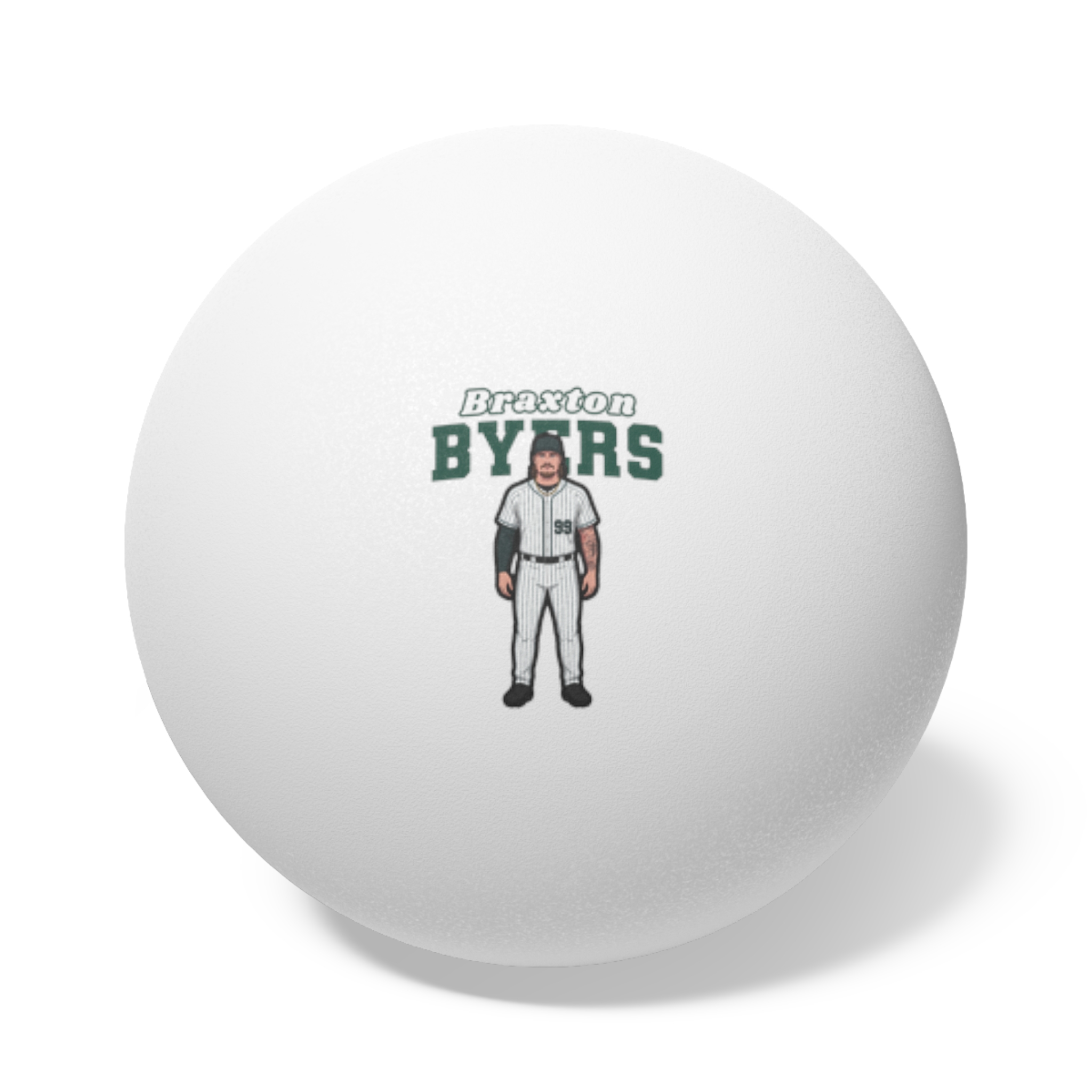 Ping Pong Balls, 6 pcs — character_name_arch in White