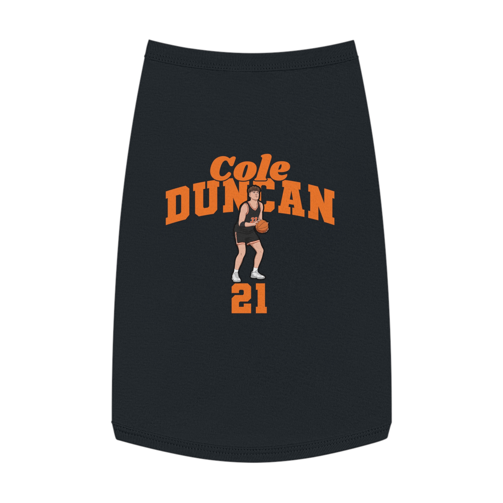 Pet Tank Top — character_signature_arch in Black