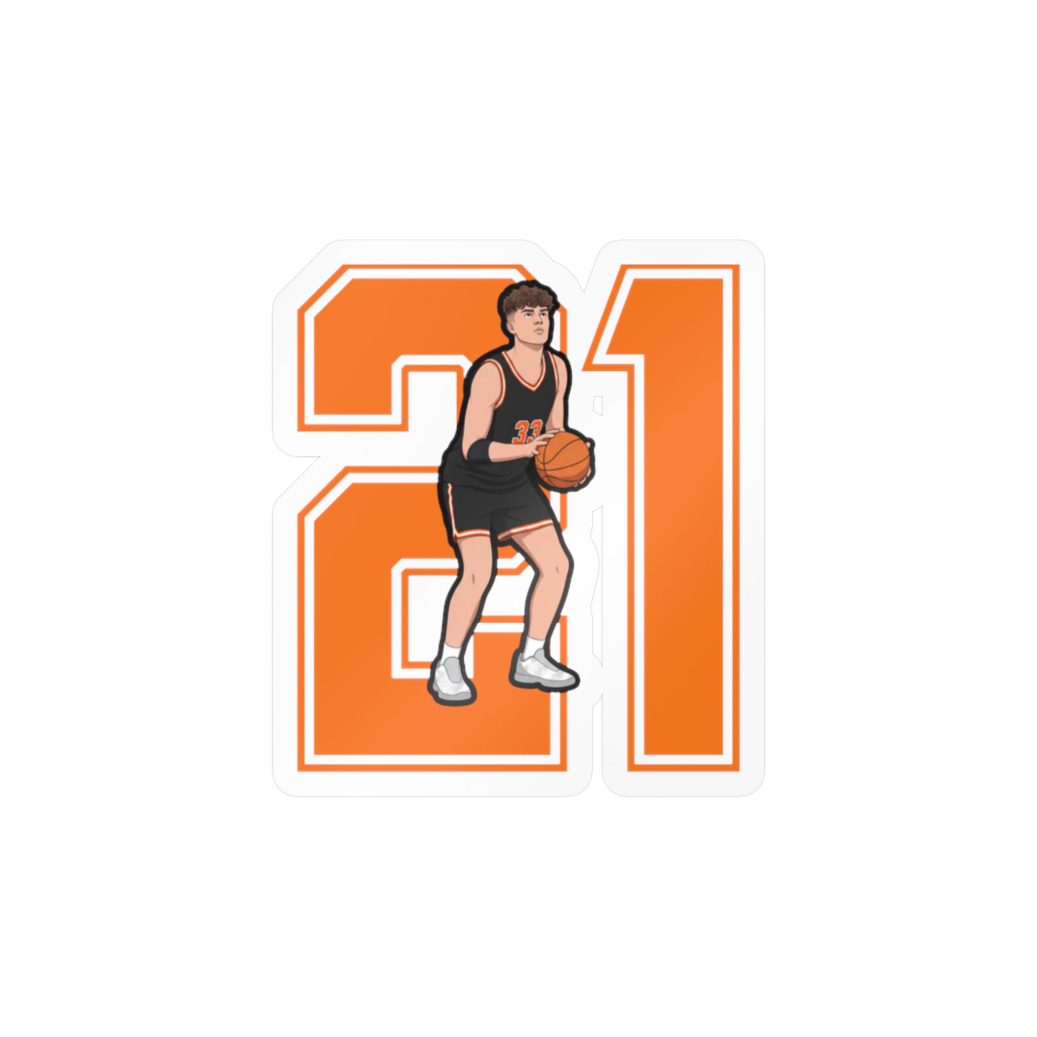 Vinyl Sticker — character_number in Classic