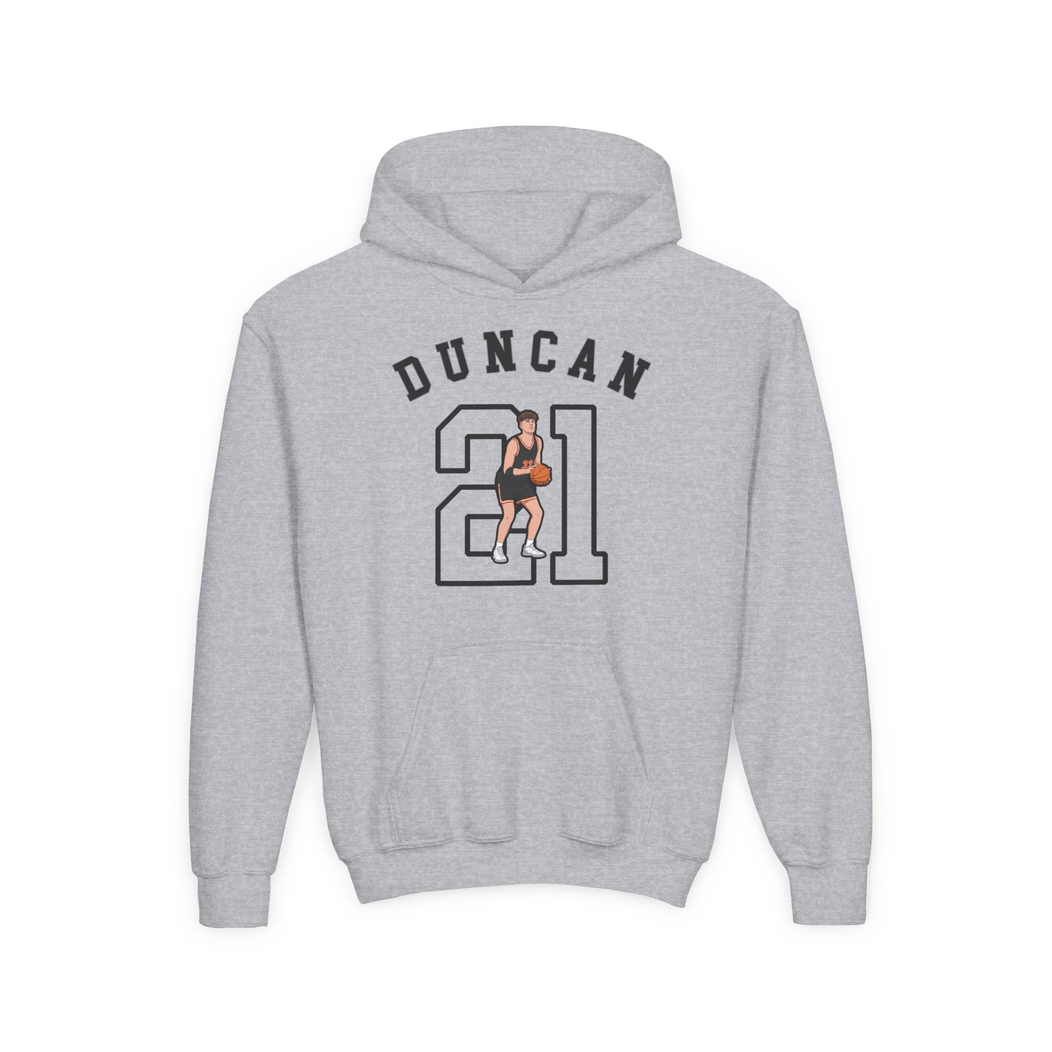 Youth Hoodie — character_shirsey_arch in Grey