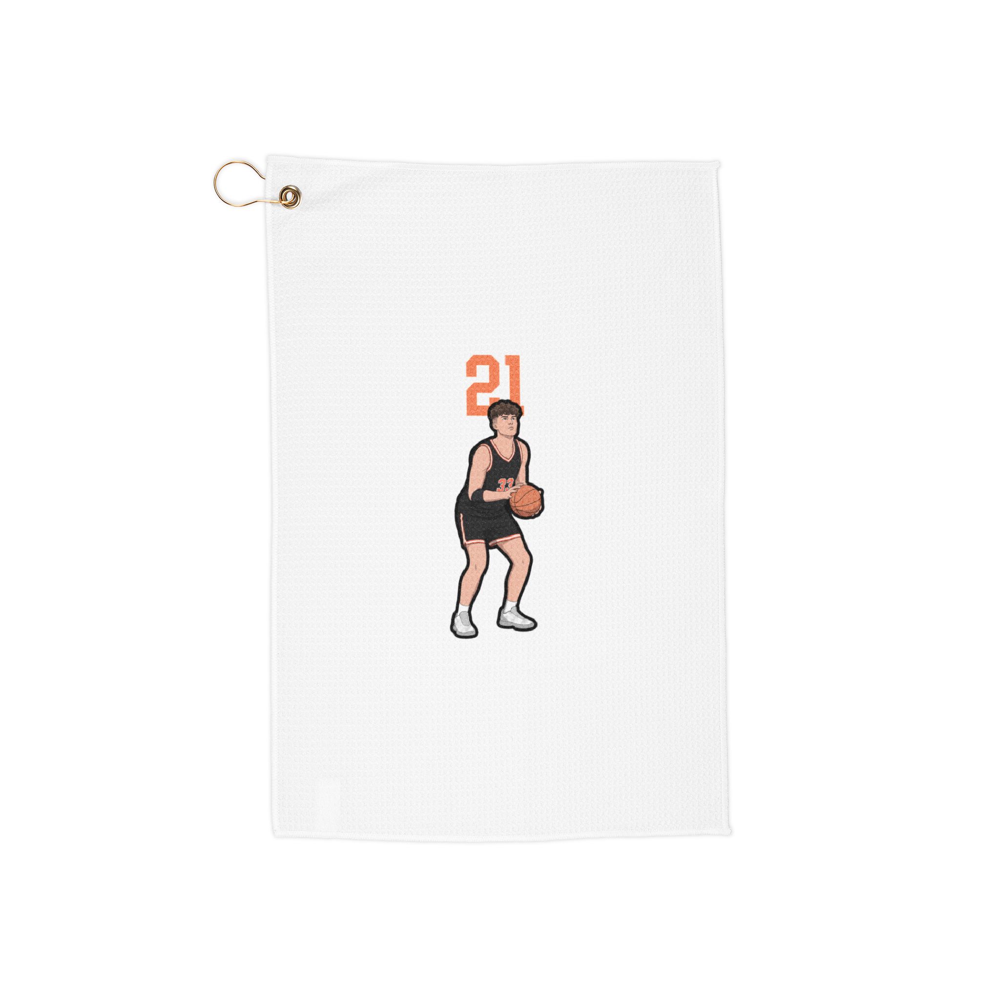 Golf Towel — character_number_top in Classic