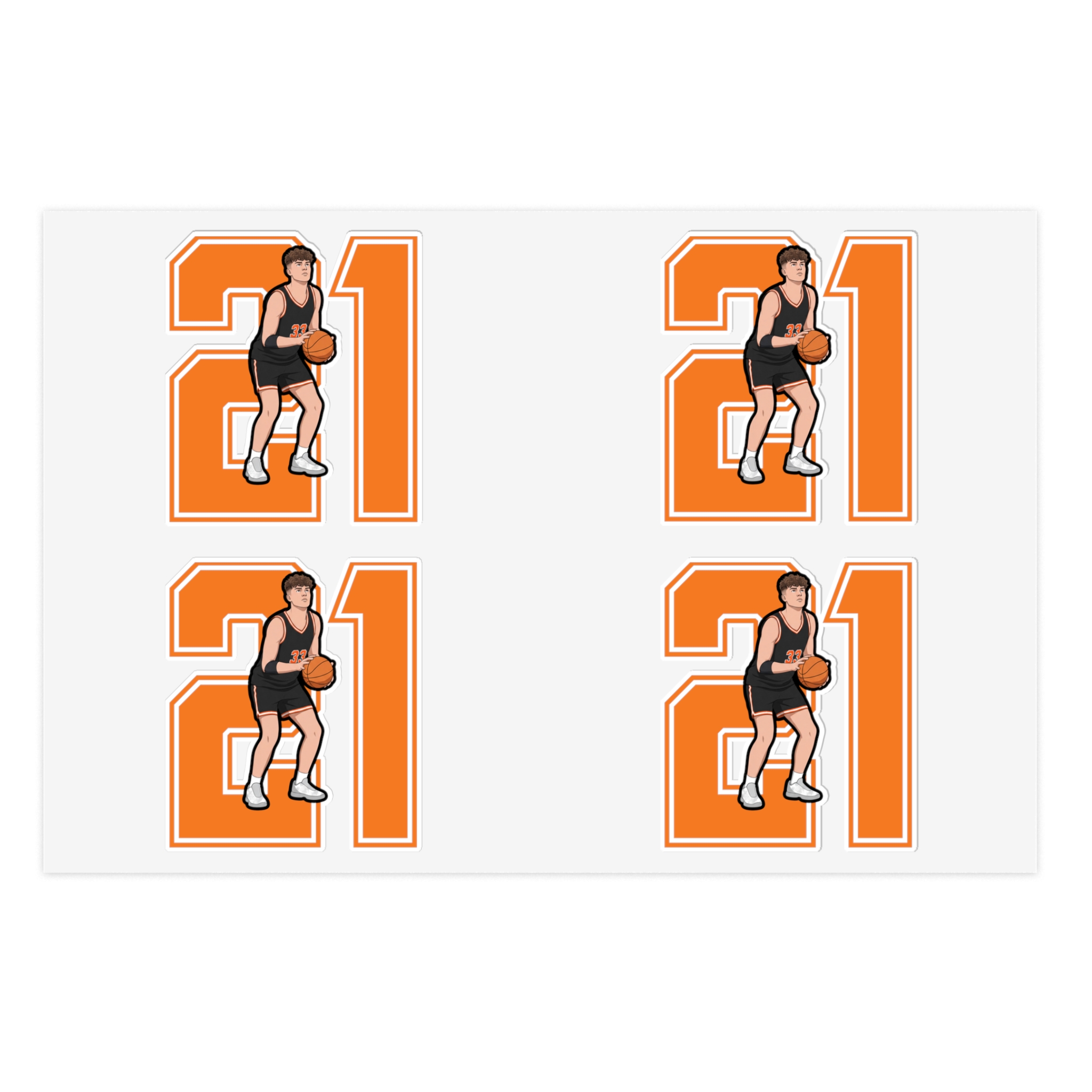 Sticker Sheet — character_number in Classic