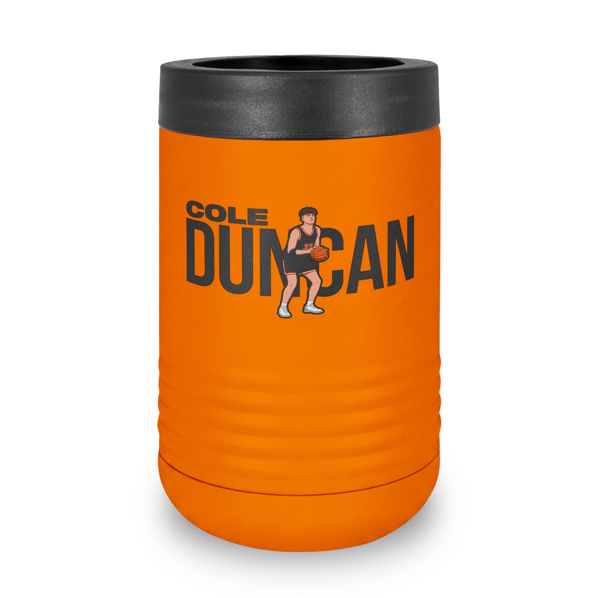 Stainless Can Cooler — character_player_name in Orange