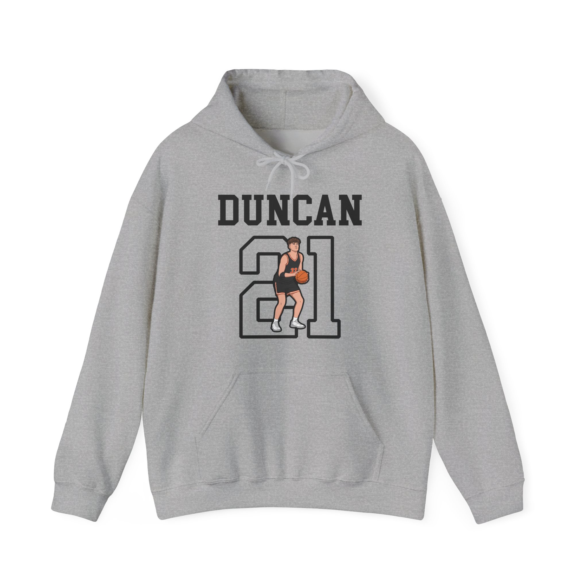 Hoodie — character_shirsey in Grey