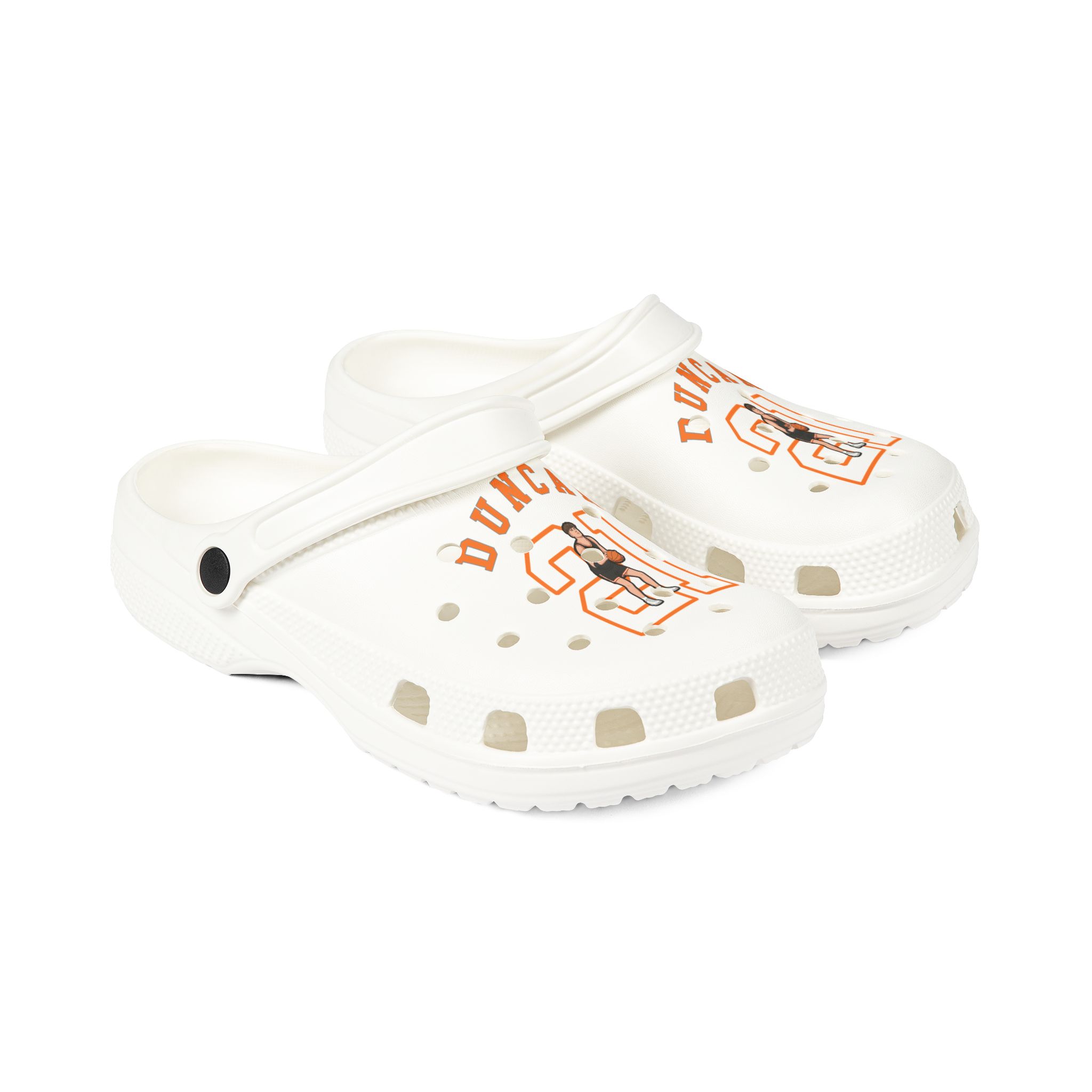 Rubber Clogs — character_shirsey_arch in White