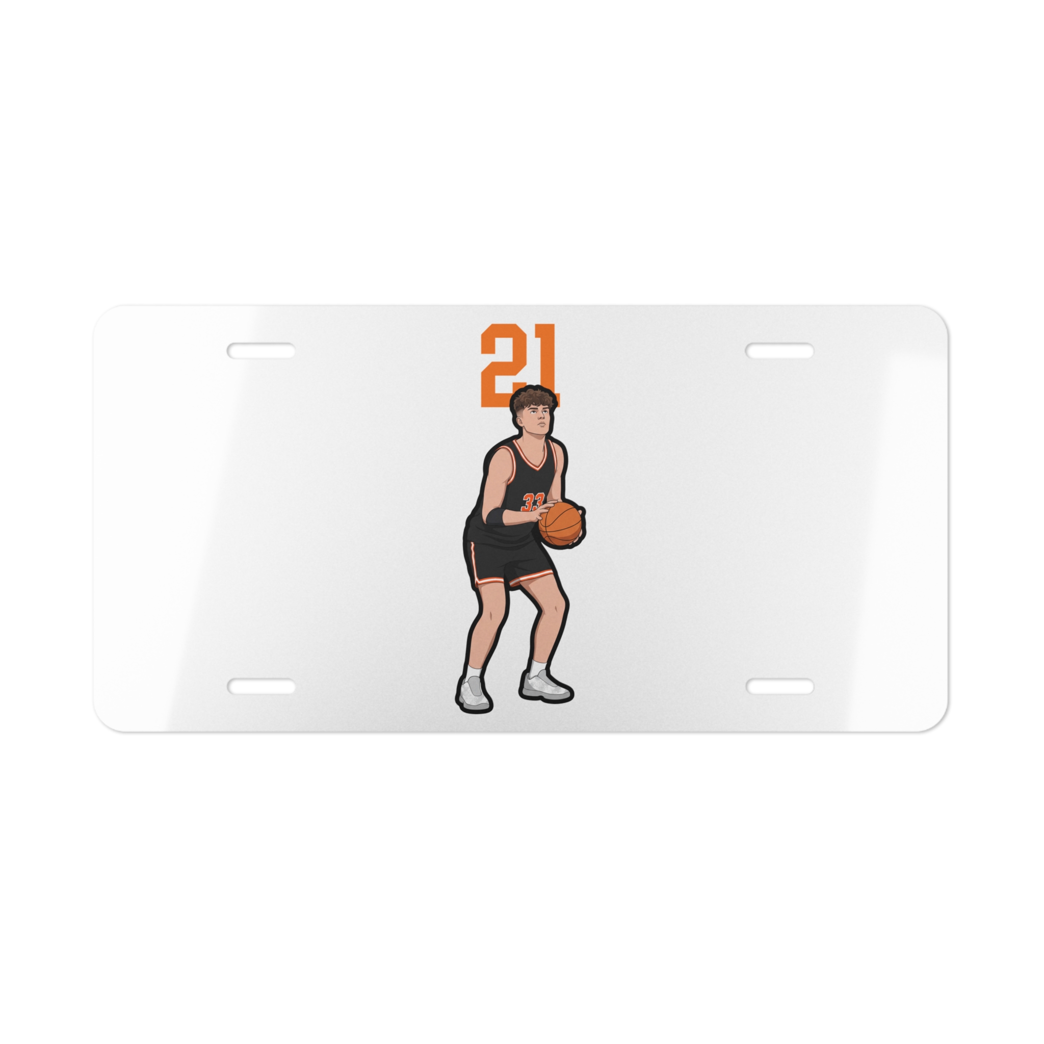 License Plate — character_number_top in Classic