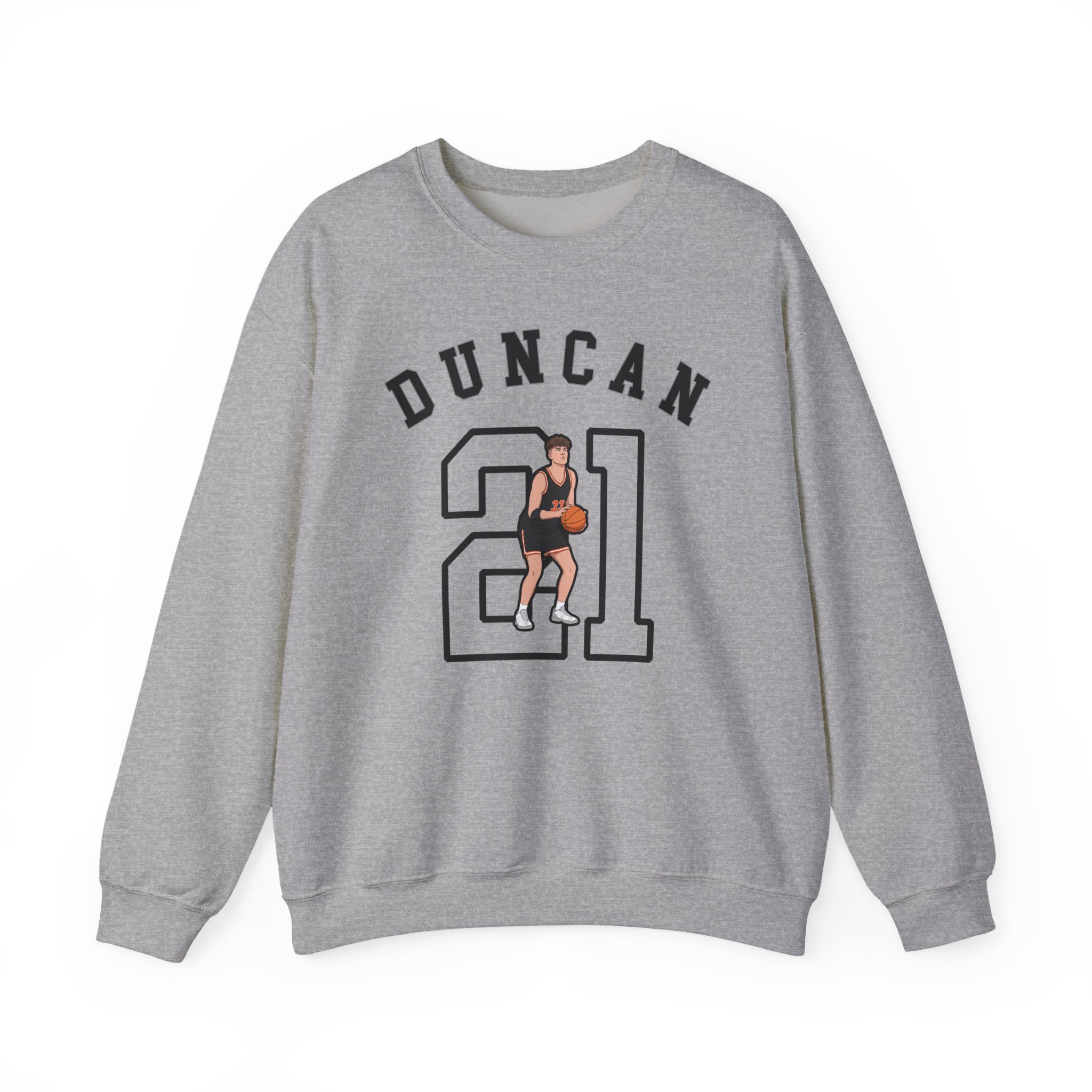 Crewneck Sweatshirt — character_shirsey_arch in Grey