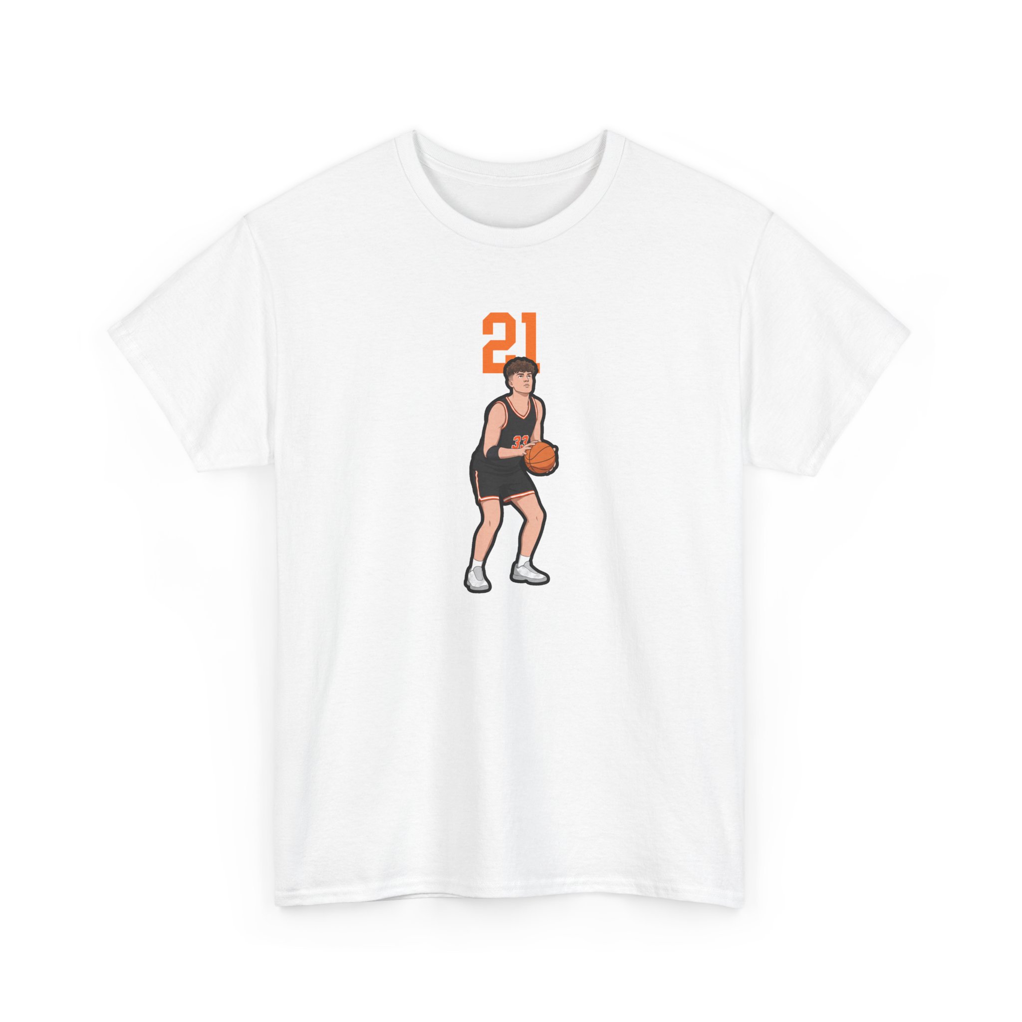 Tee — character_number_top in White