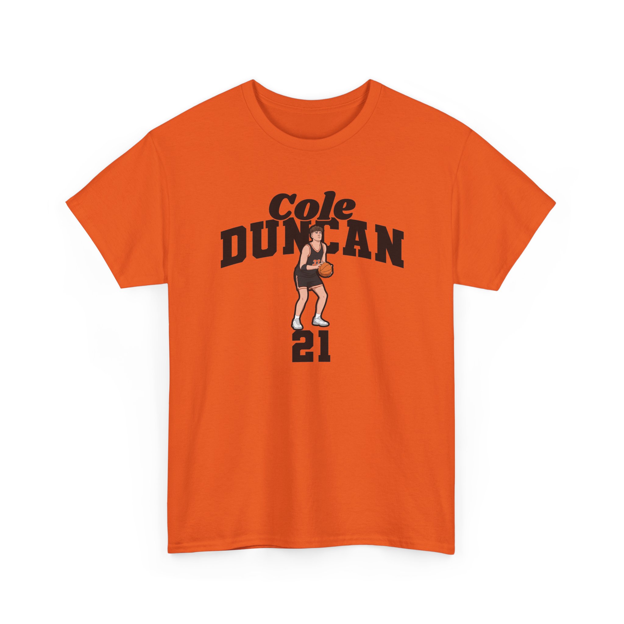 Tee — character_signature_arch in Orange