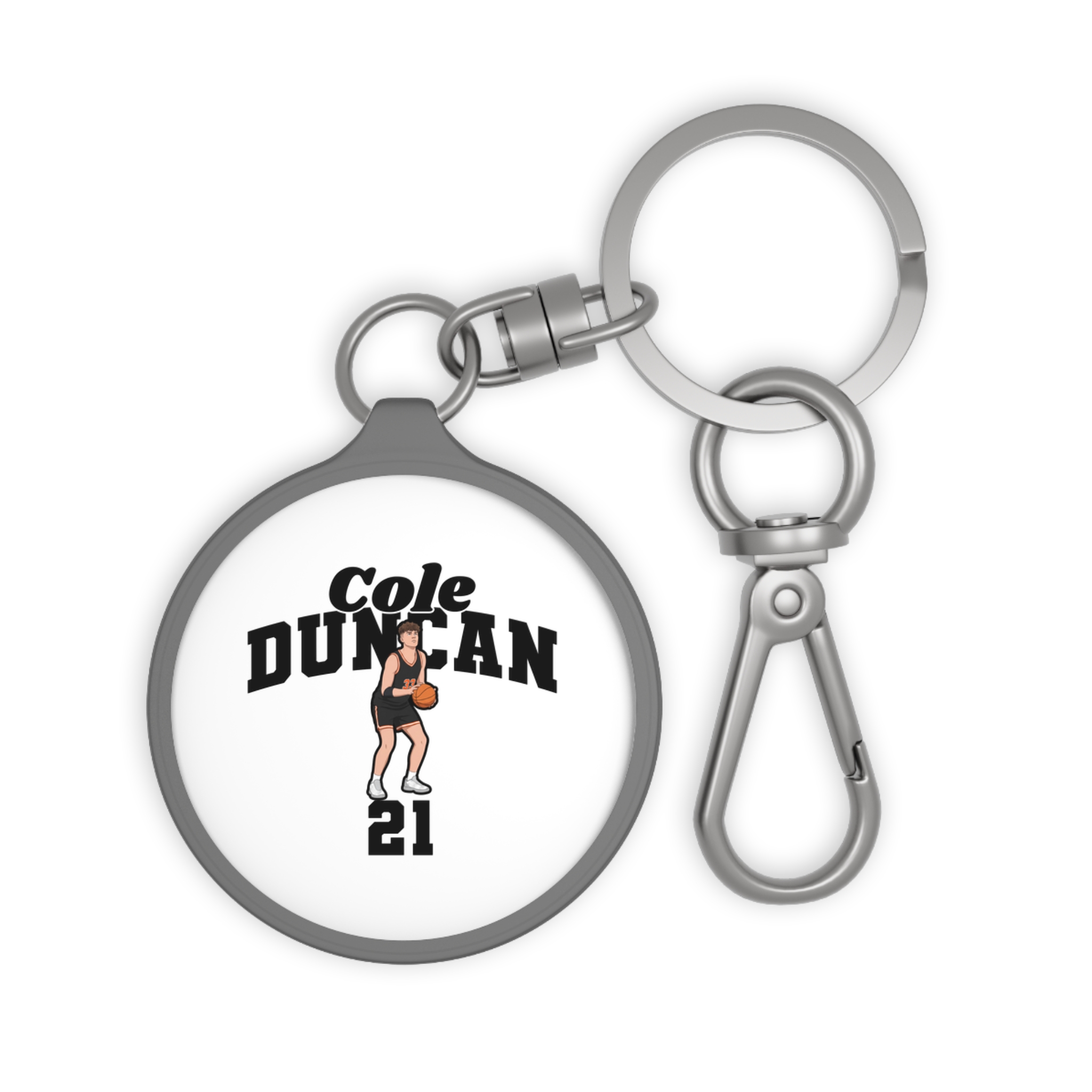 Keychain — character_signature_arch in Grey