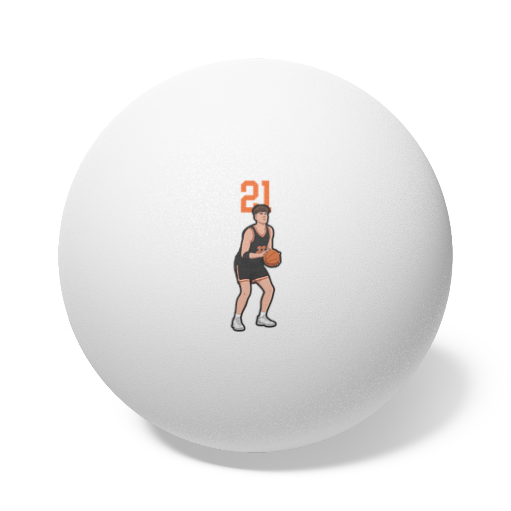 Ping Pong Balls, 6 pcs — character_number_top in White