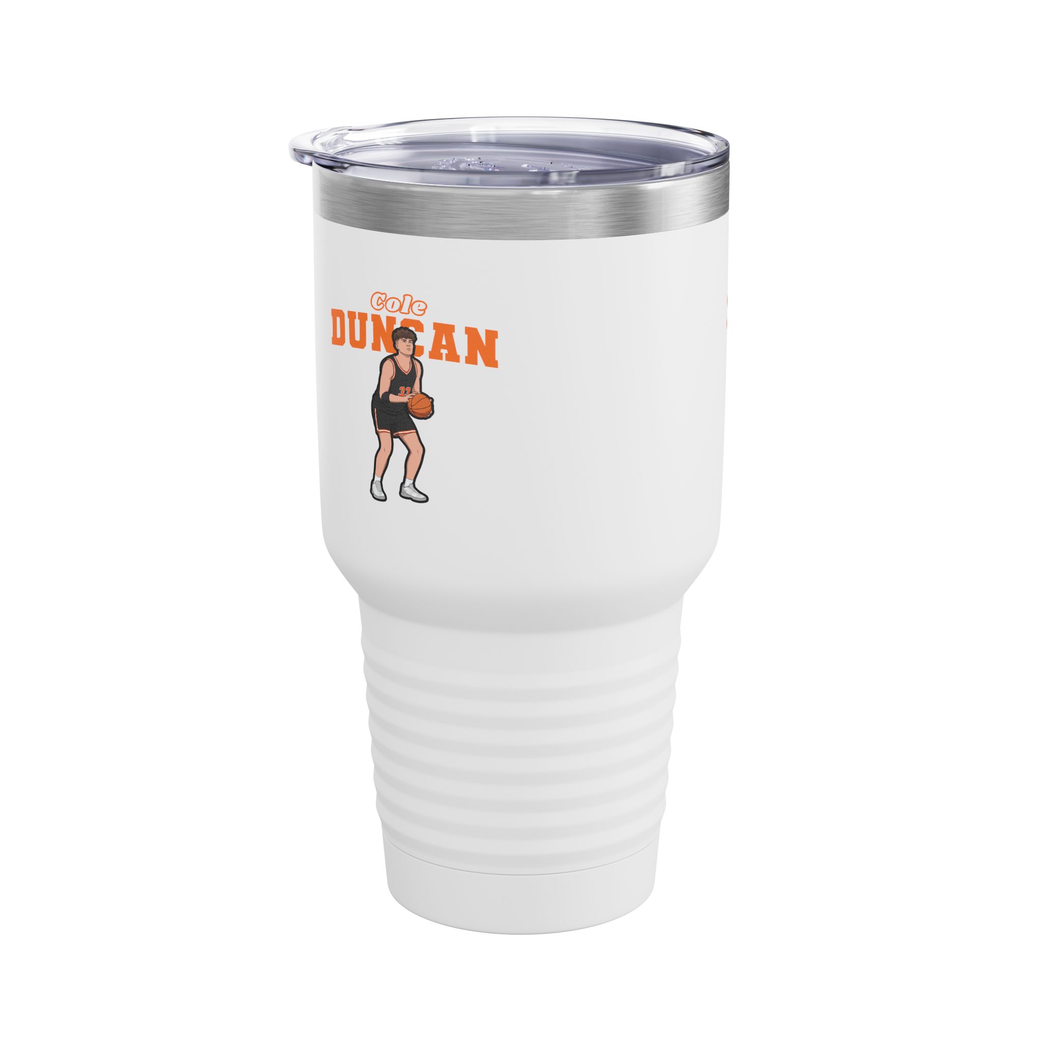 30oz Tumbler — character_name_arch in White