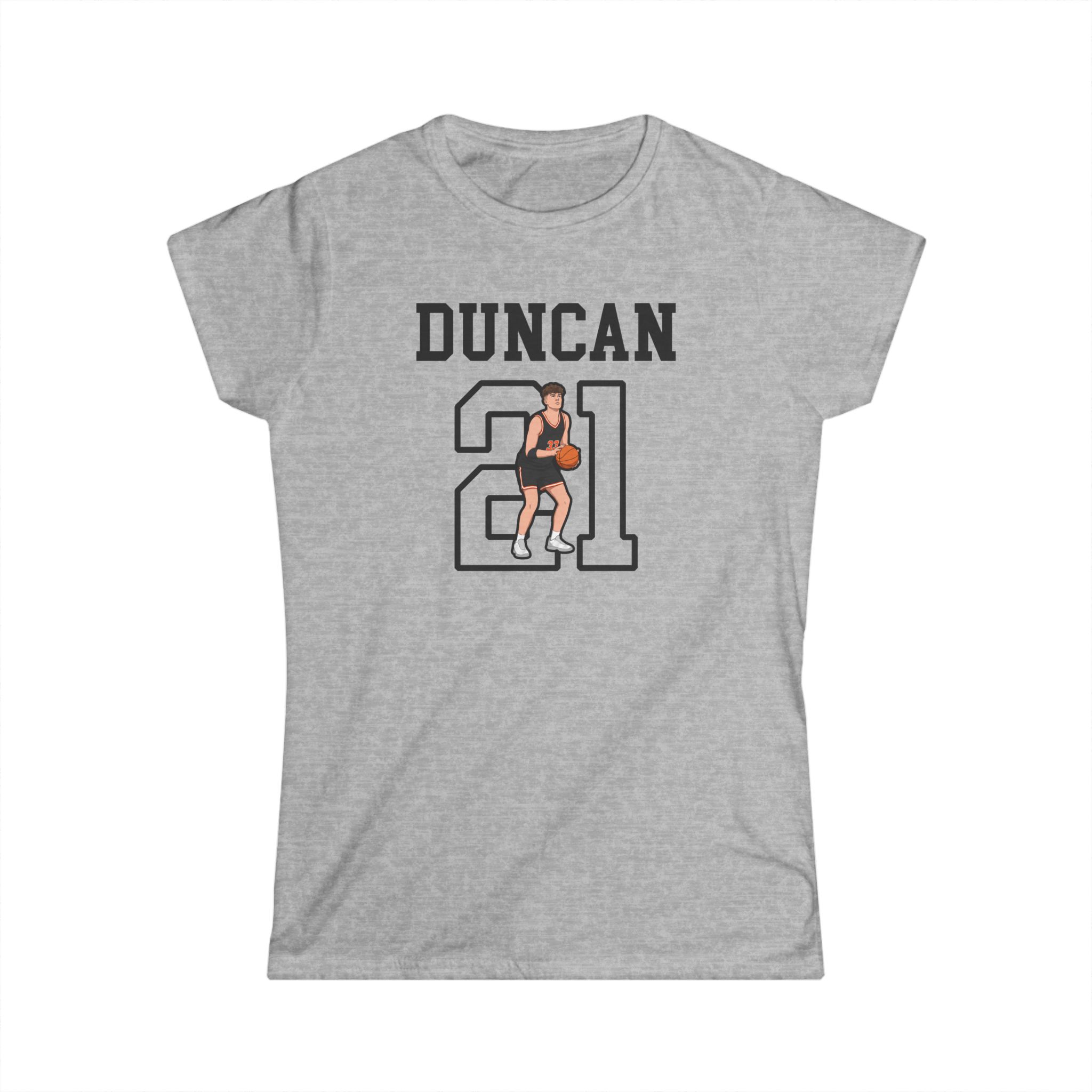 Women's Softstyle Tee — character_shirsey in Grey