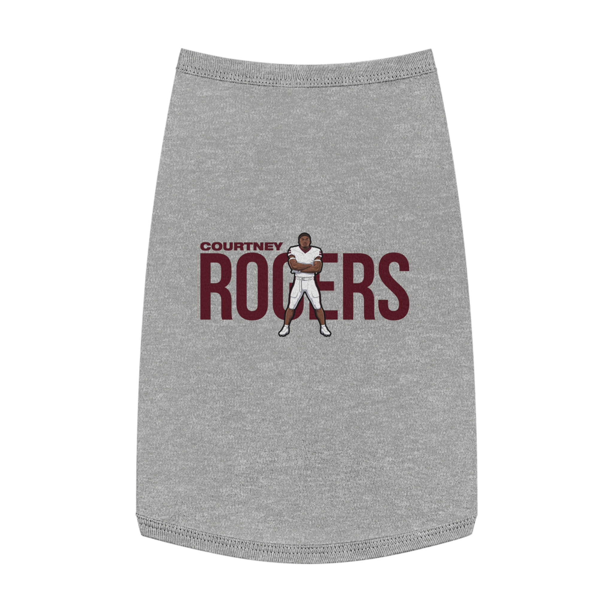 Pet Tank Top — character_player_name in White