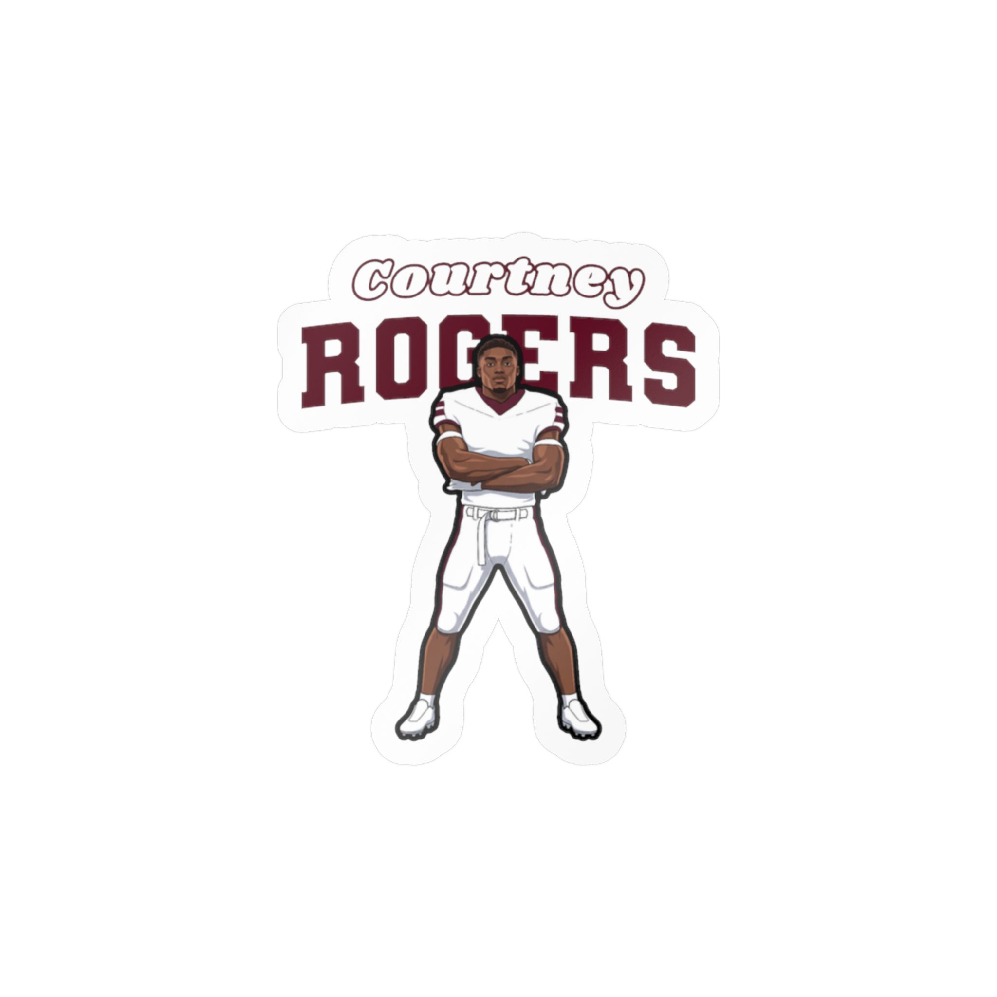Vinyl Sticker — character_name_arch in Classic