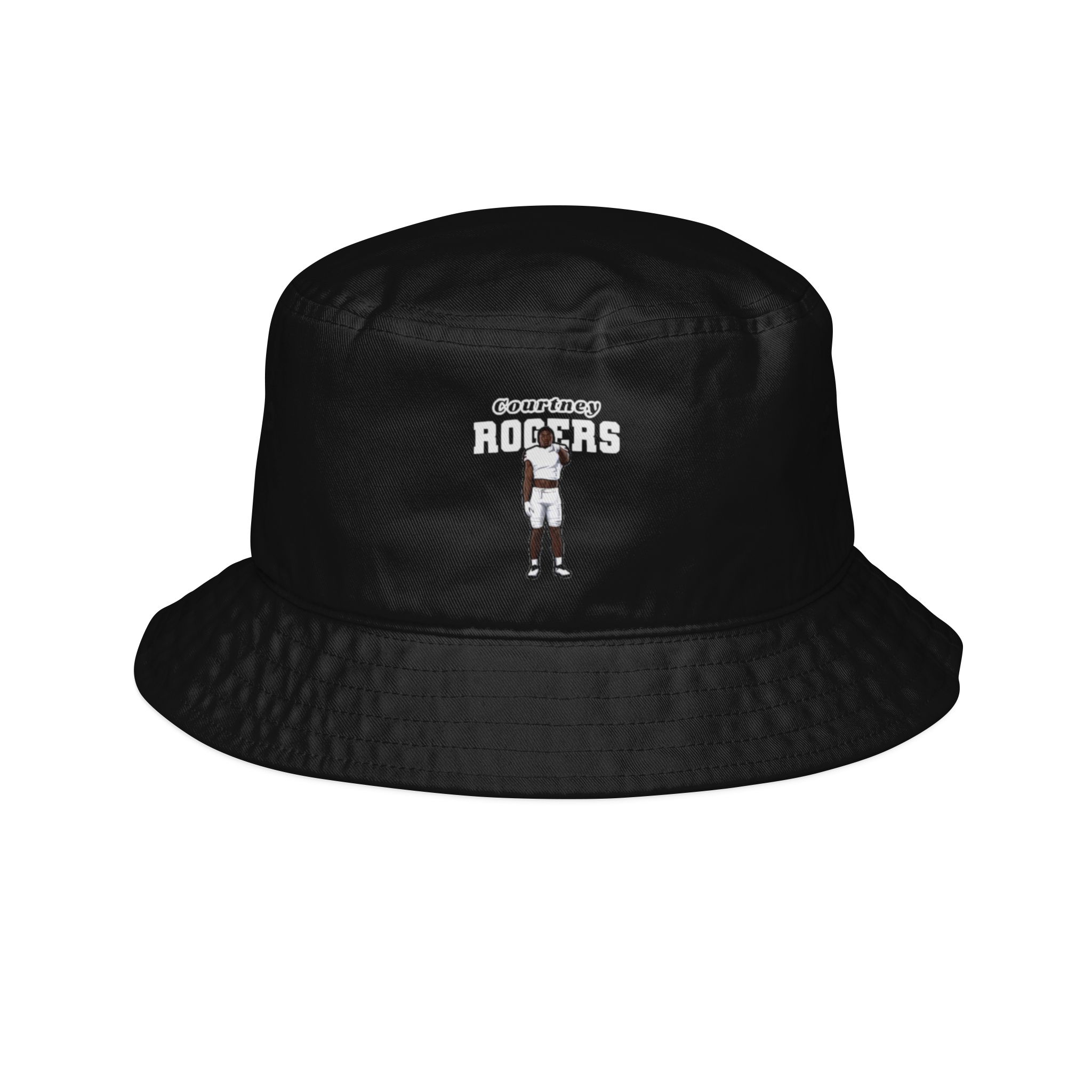 Bucket Hat — character_name_arch in Black