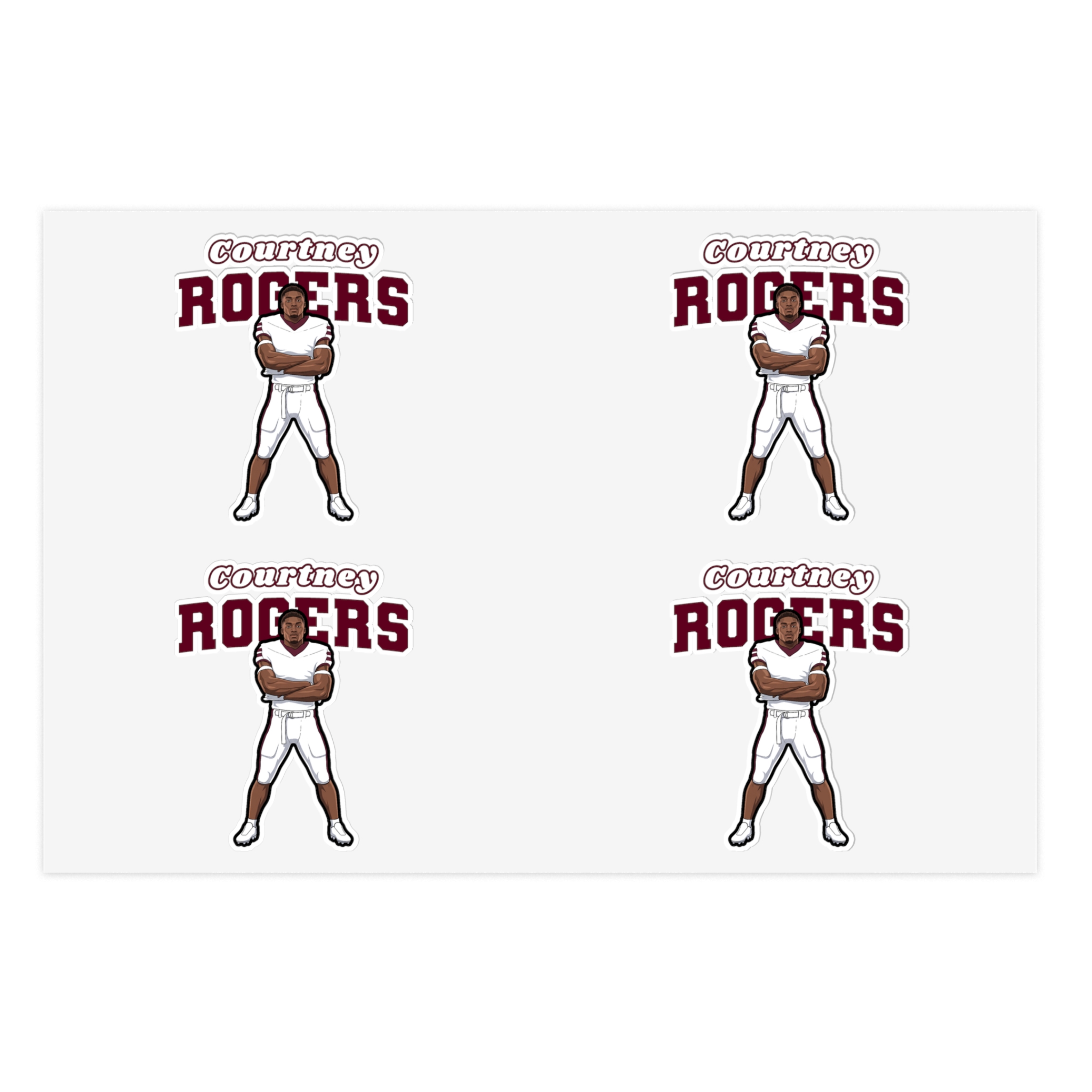 Sticker Sheet — character_name_arch in Classic