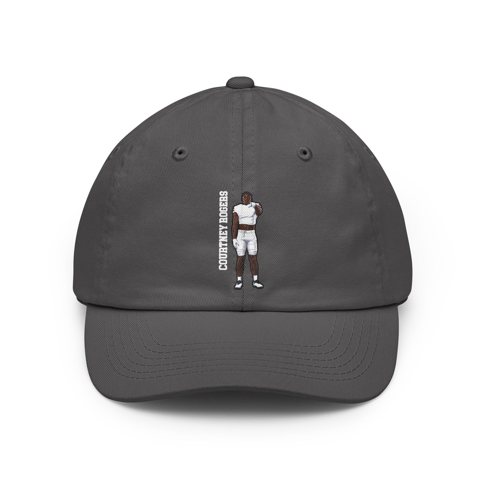 Classic Cap — character_name_vertical in Grey