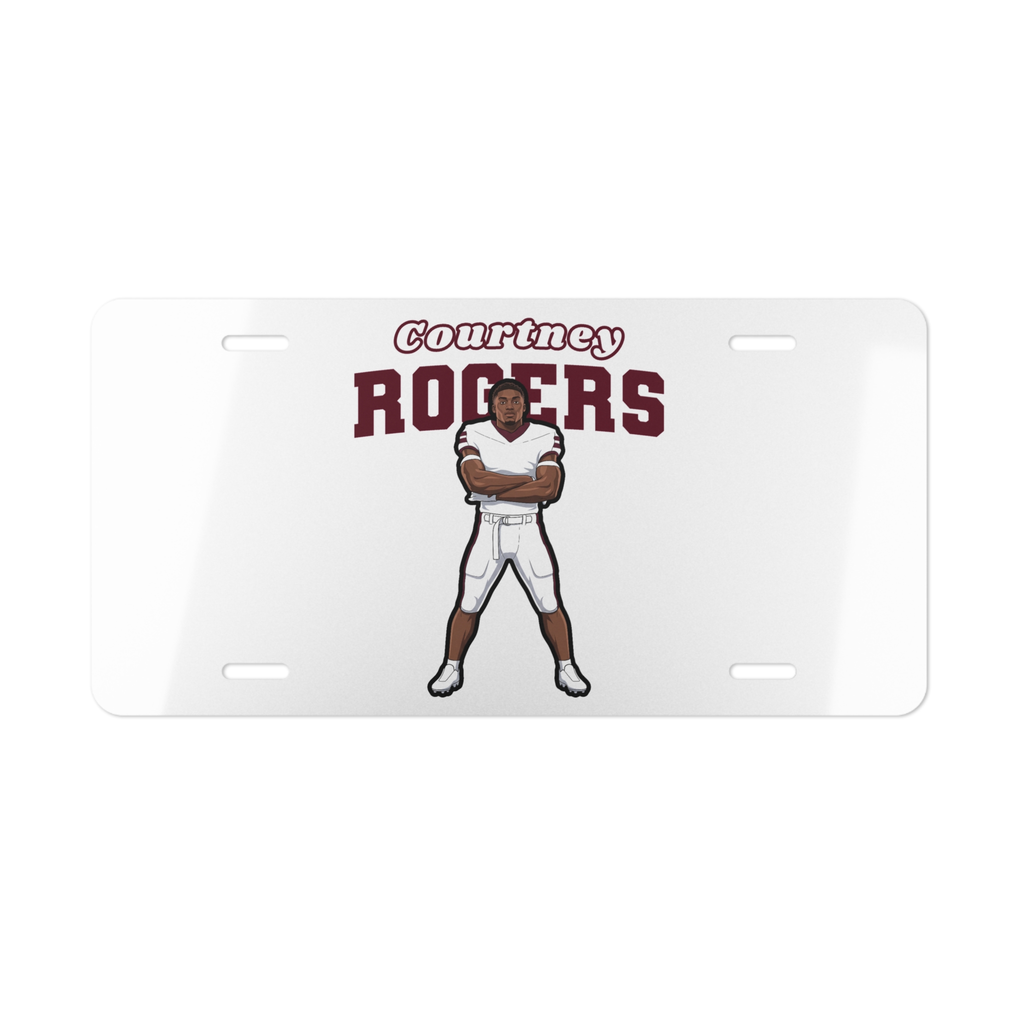 License Plate — character_name_arch in Classic
