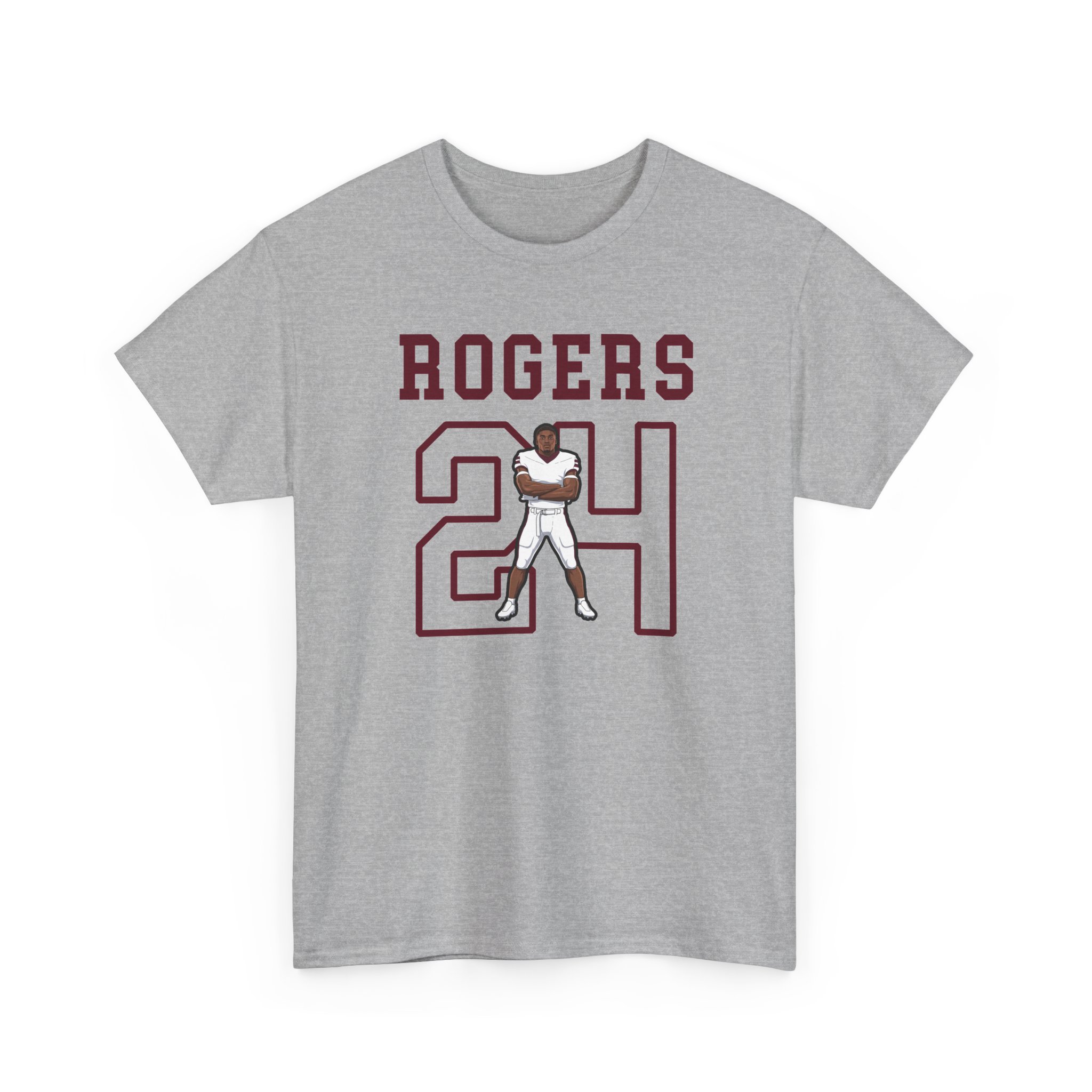 Tee — character_shirsey in Grey