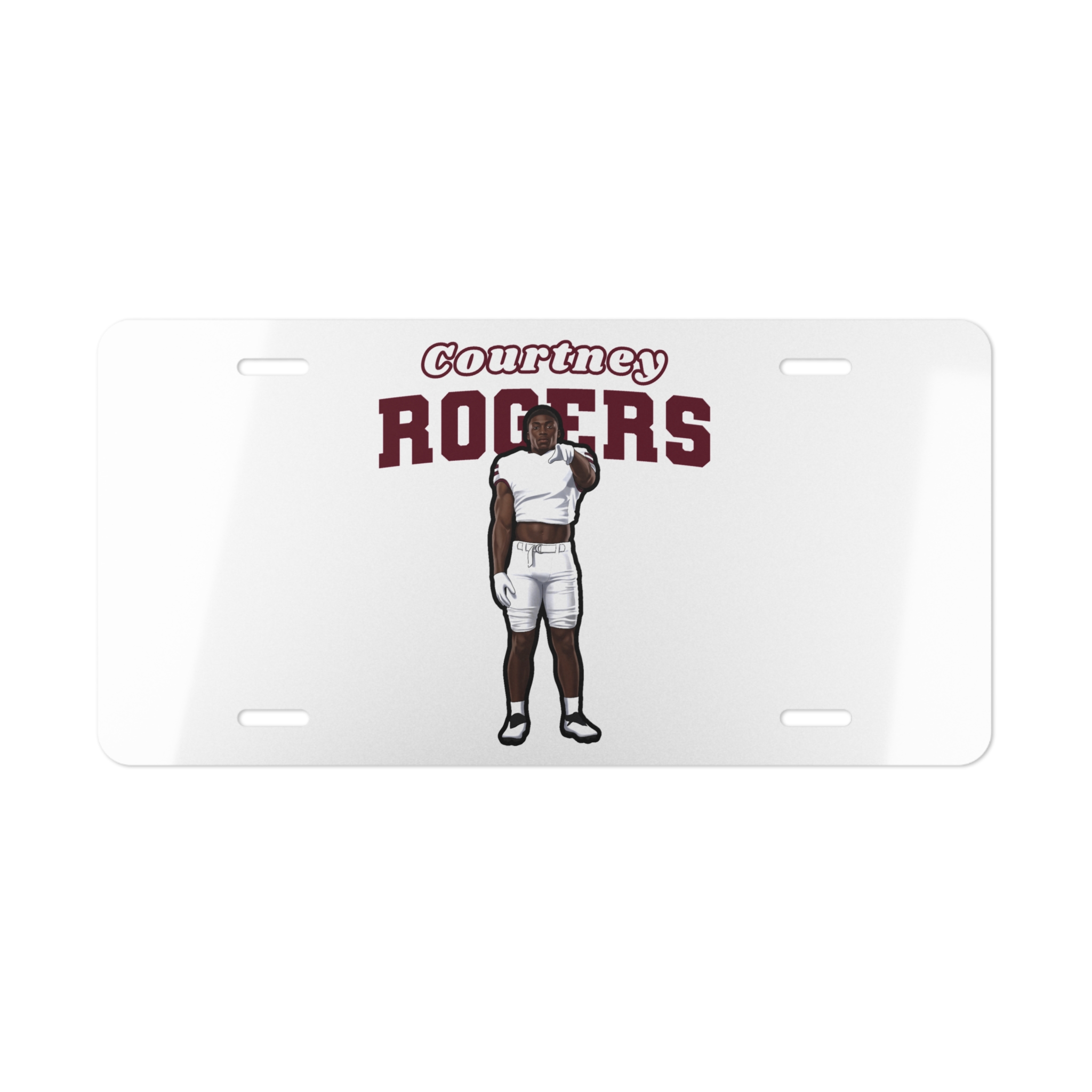 License Plate — character_name_arch in Classic