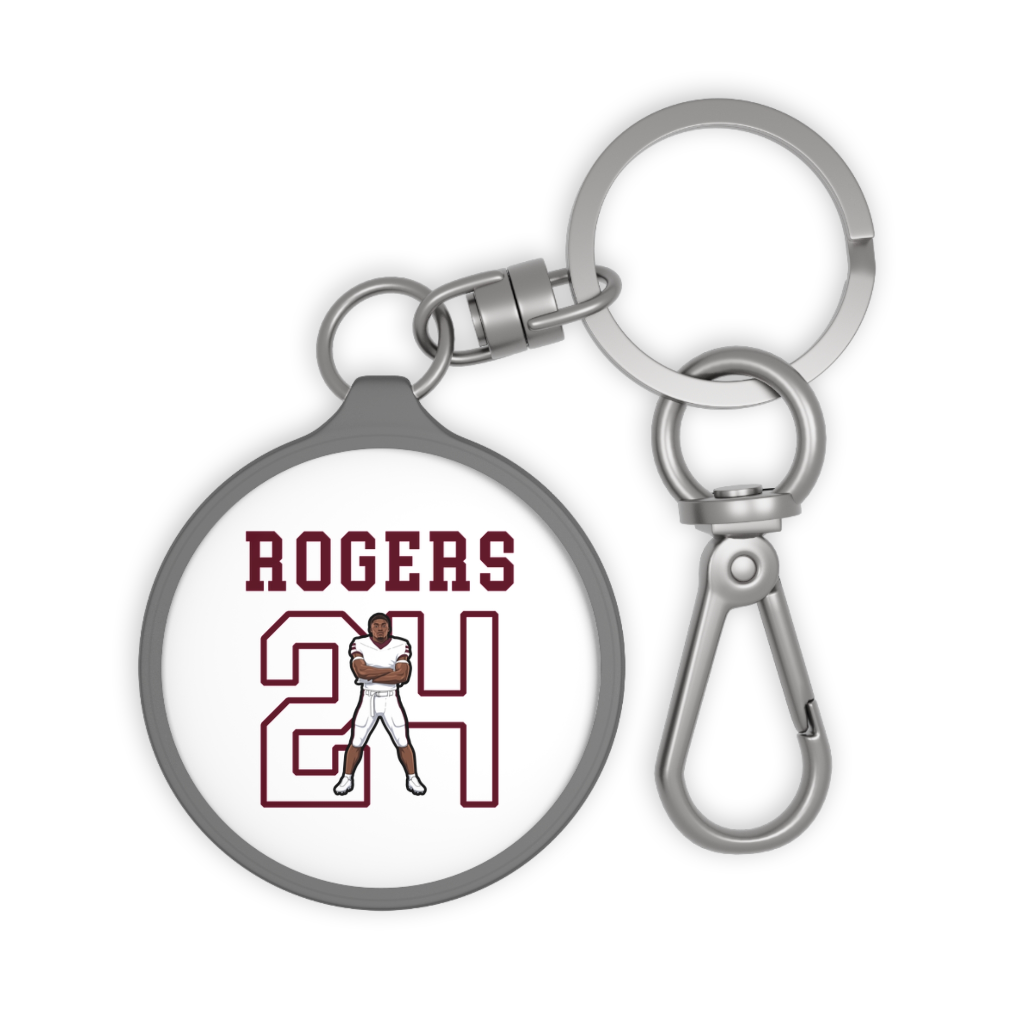 Keychain — character_shirsey in Grey