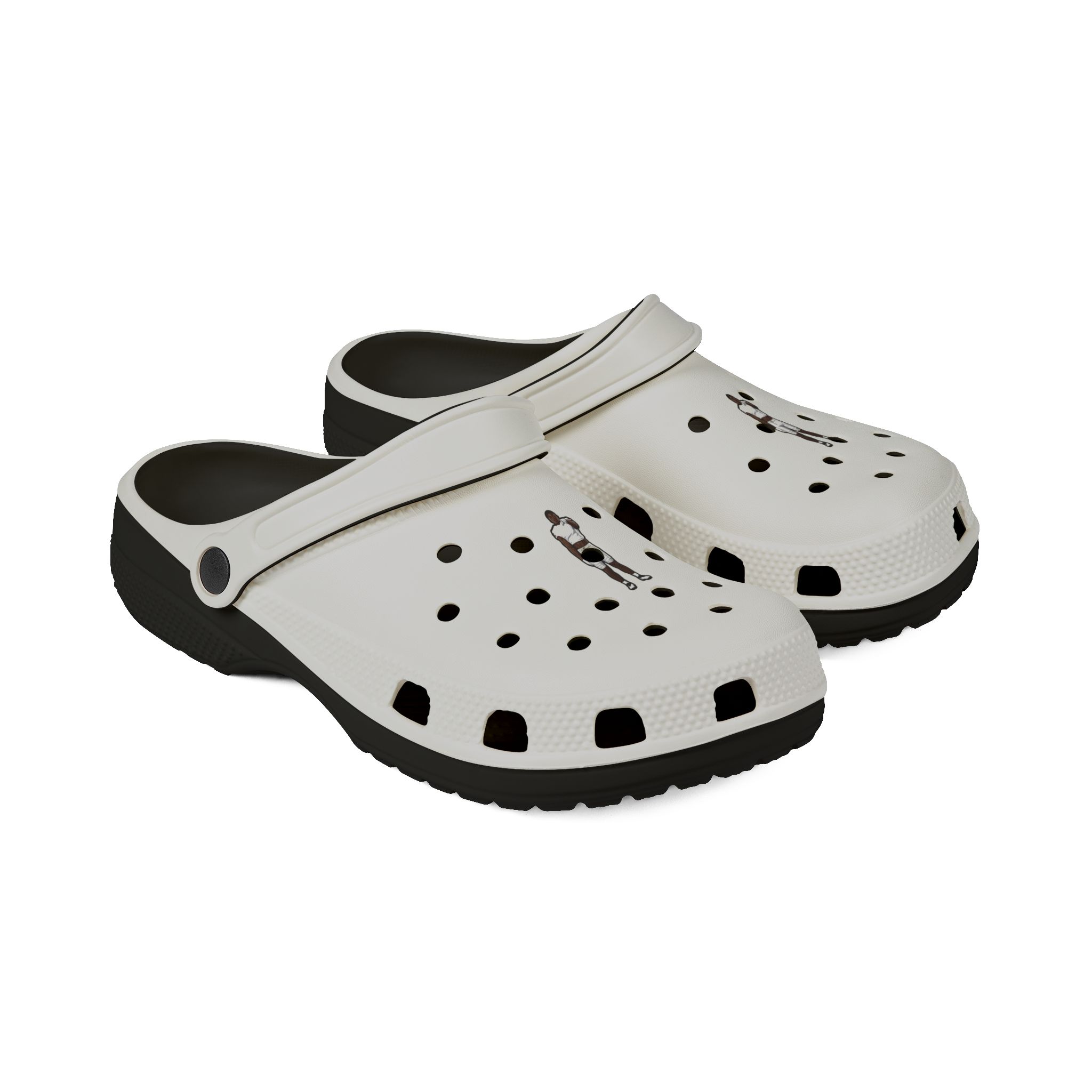 Rubber Clogs — character_player_name in Black