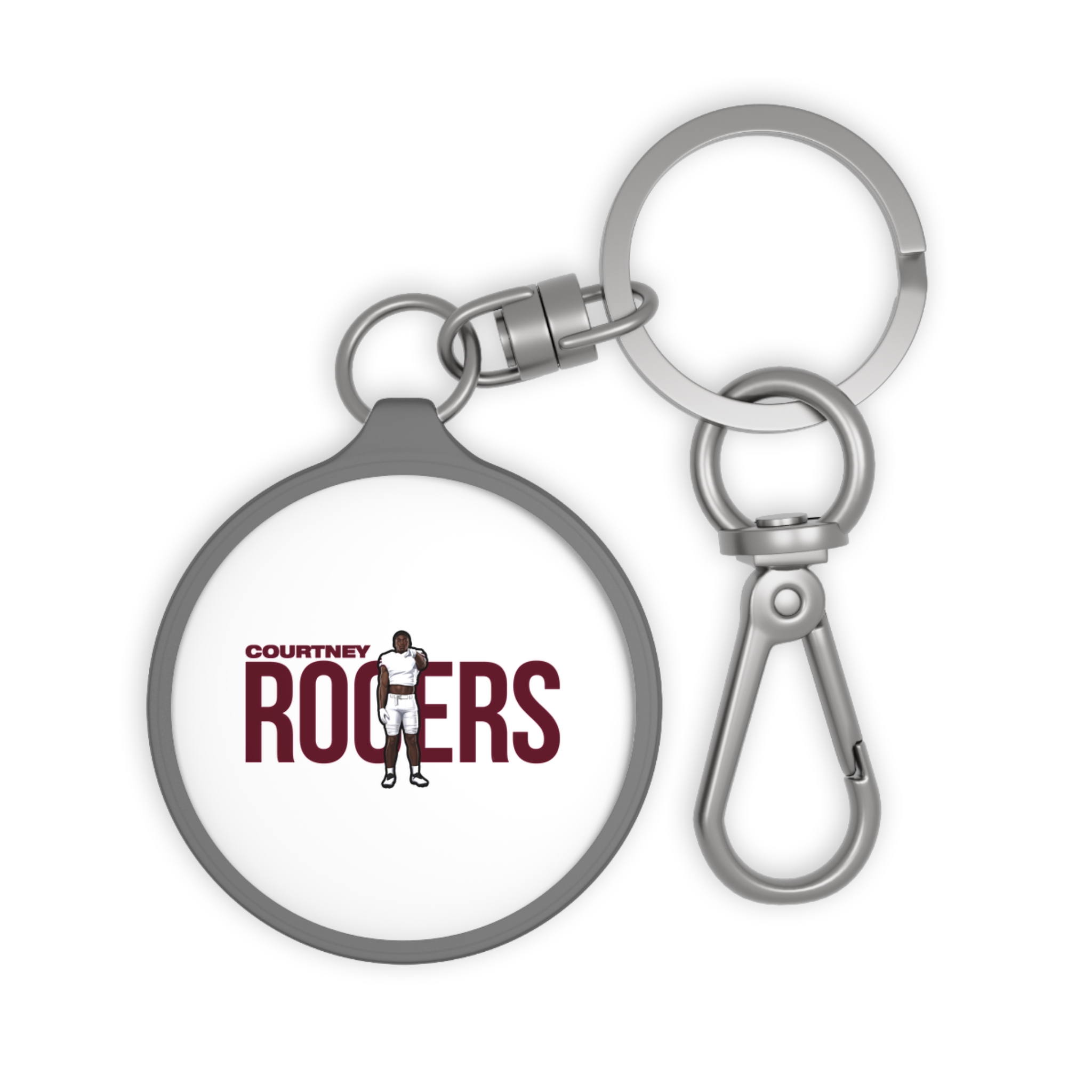 Keychain — character_player_name in Grey