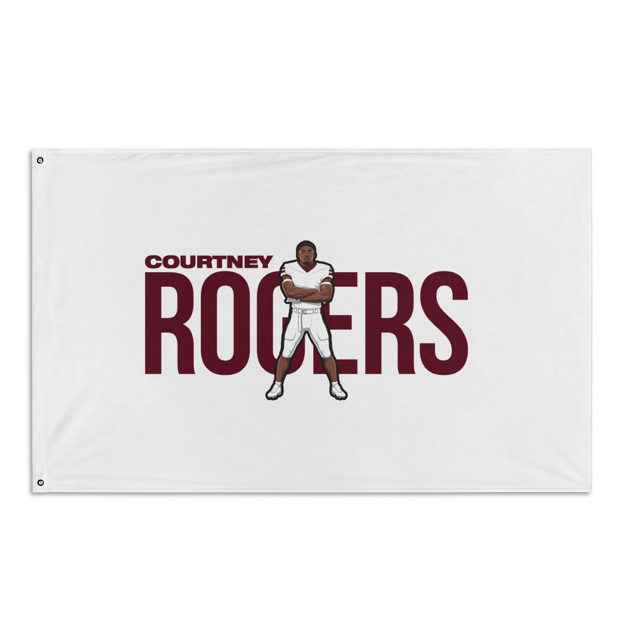 Flag (35 × 56 in) — character_player_name in Classic