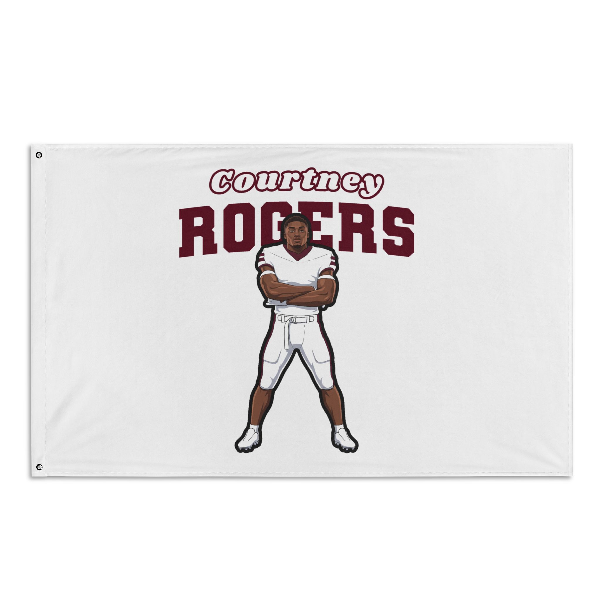 Flag (35 × 56 in) — character_name_arch in Classic