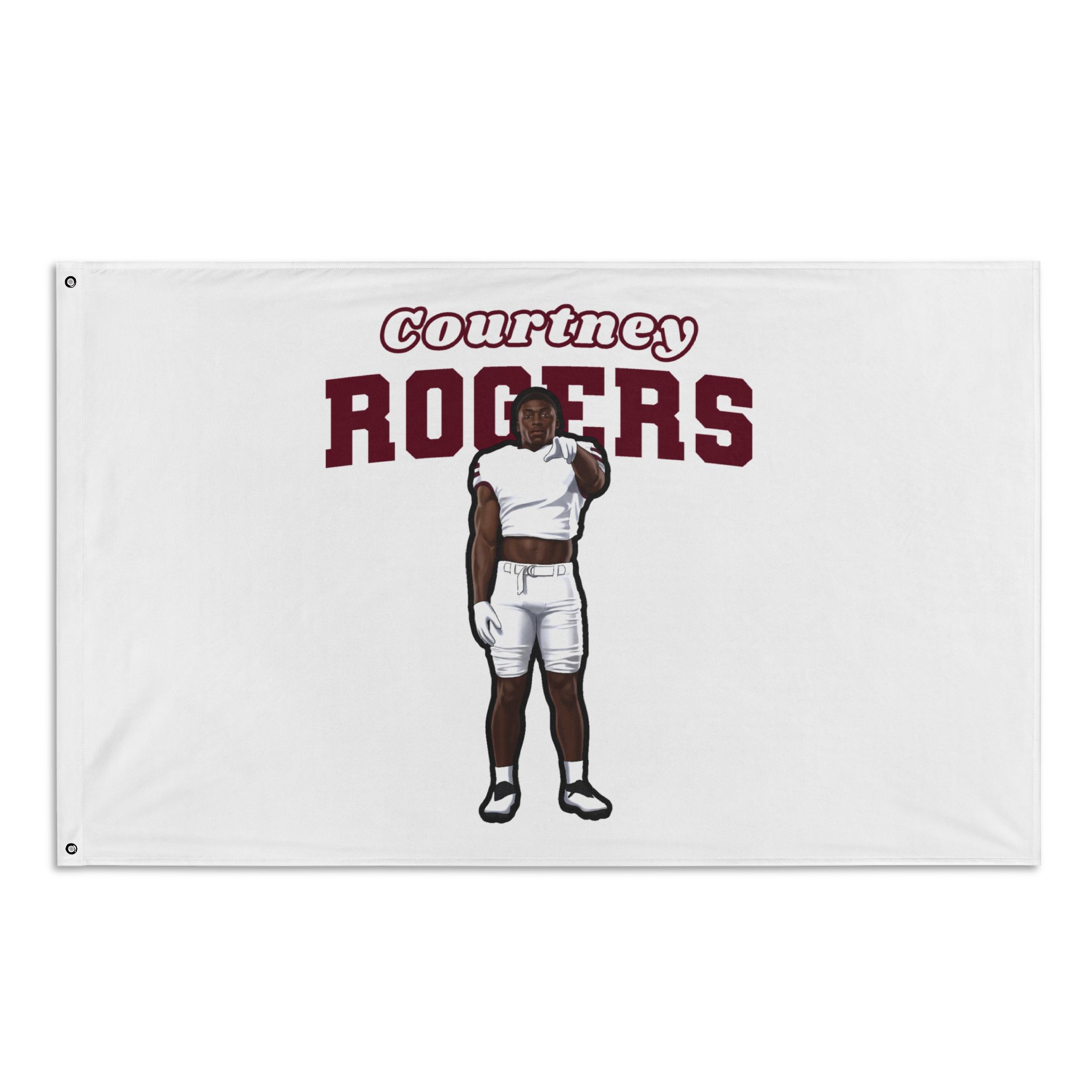 Flag (35 × 56 in) — character_name_arch in Classic