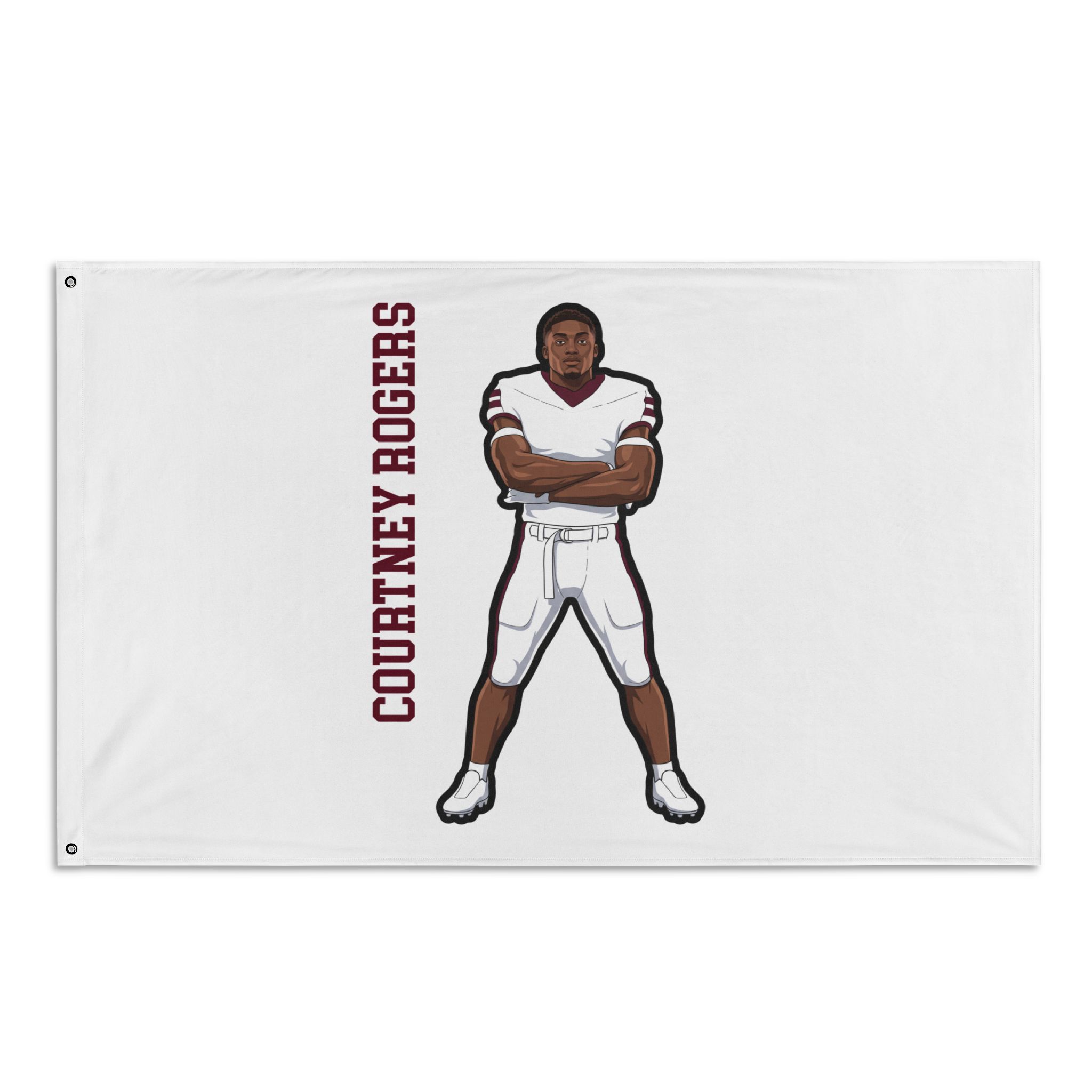 Flag (35 × 56 in) — character_name_vertical in Classic