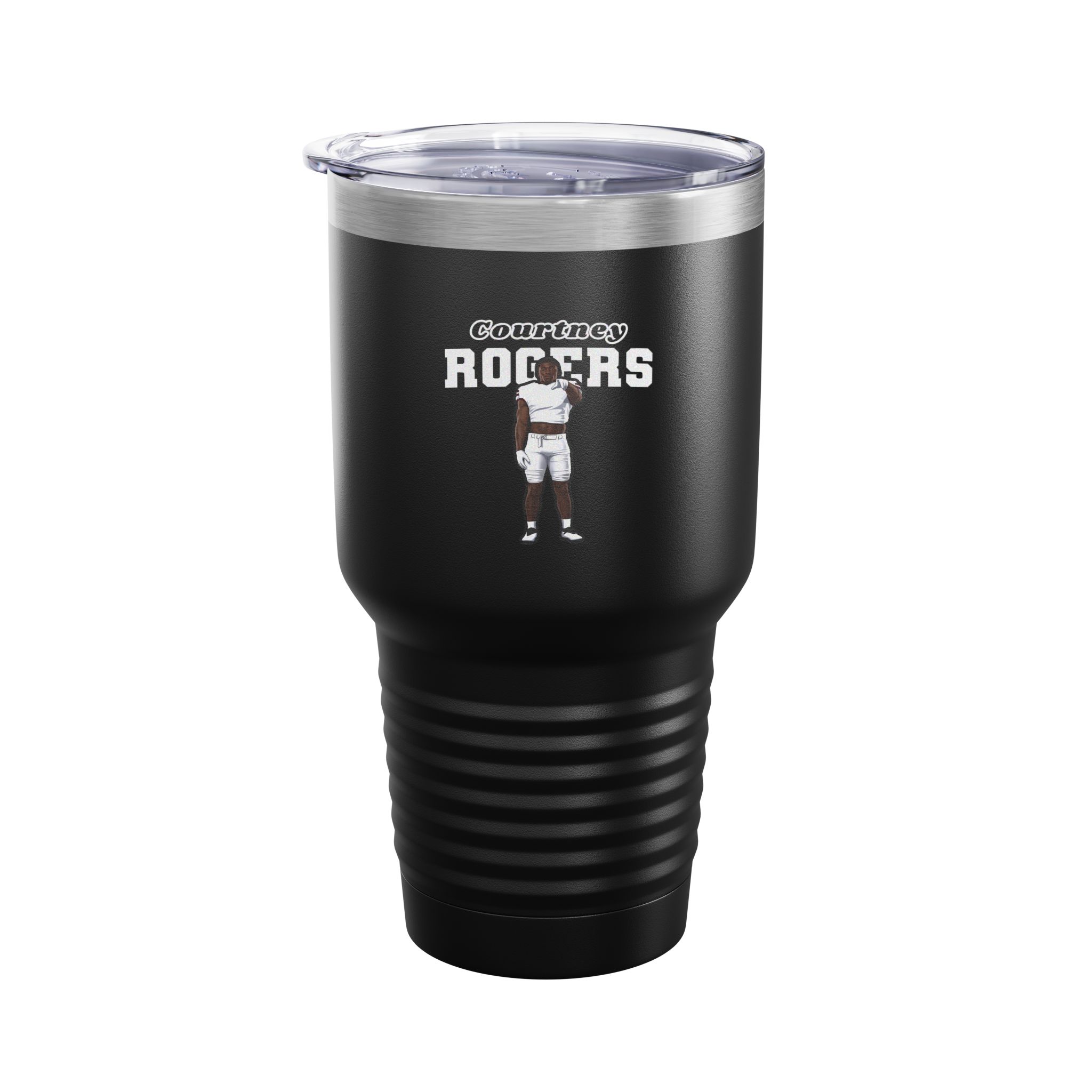 30oz Tumbler — character_name_arch in Black