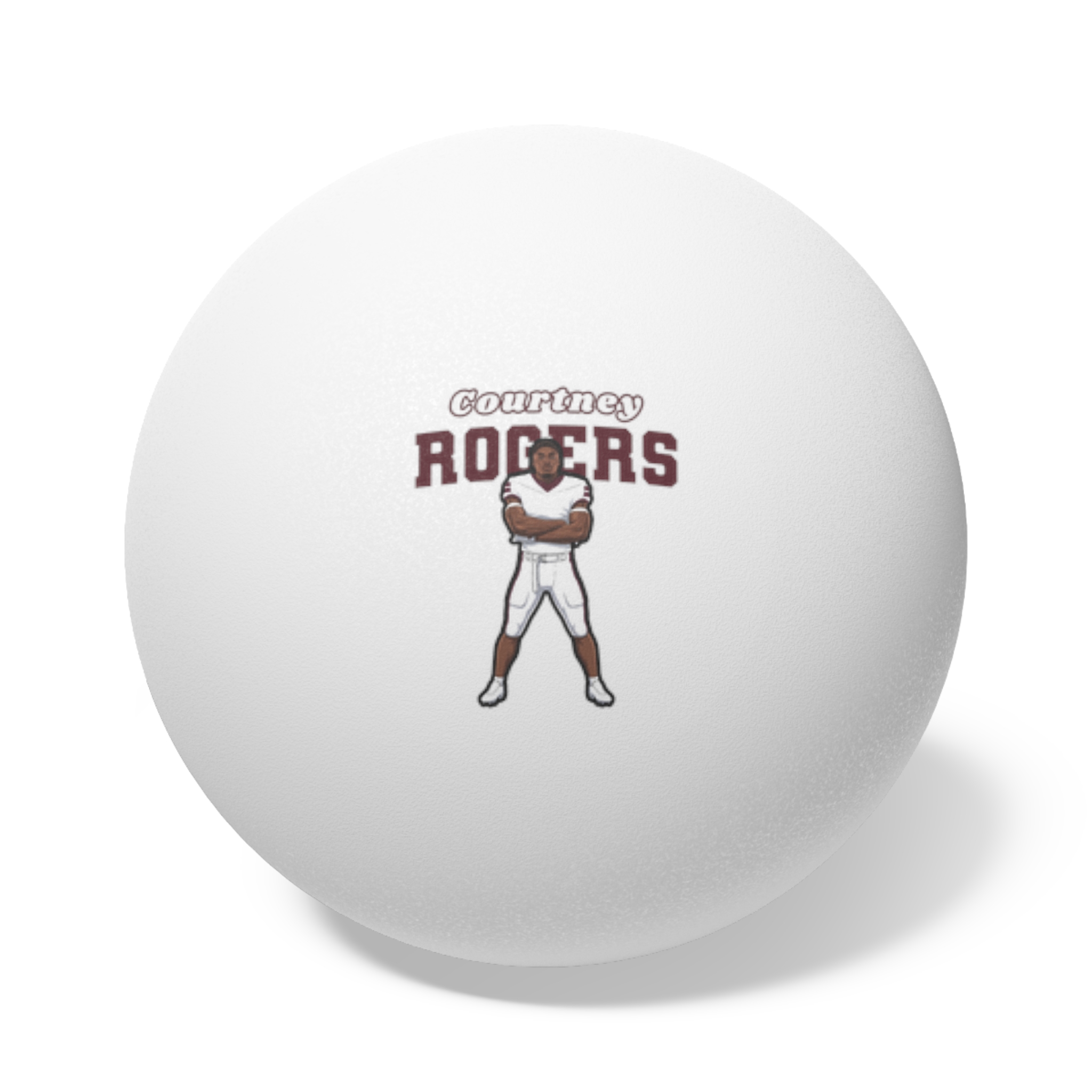 Ping Pong Balls, 6 pcs — character_name_arch in White
