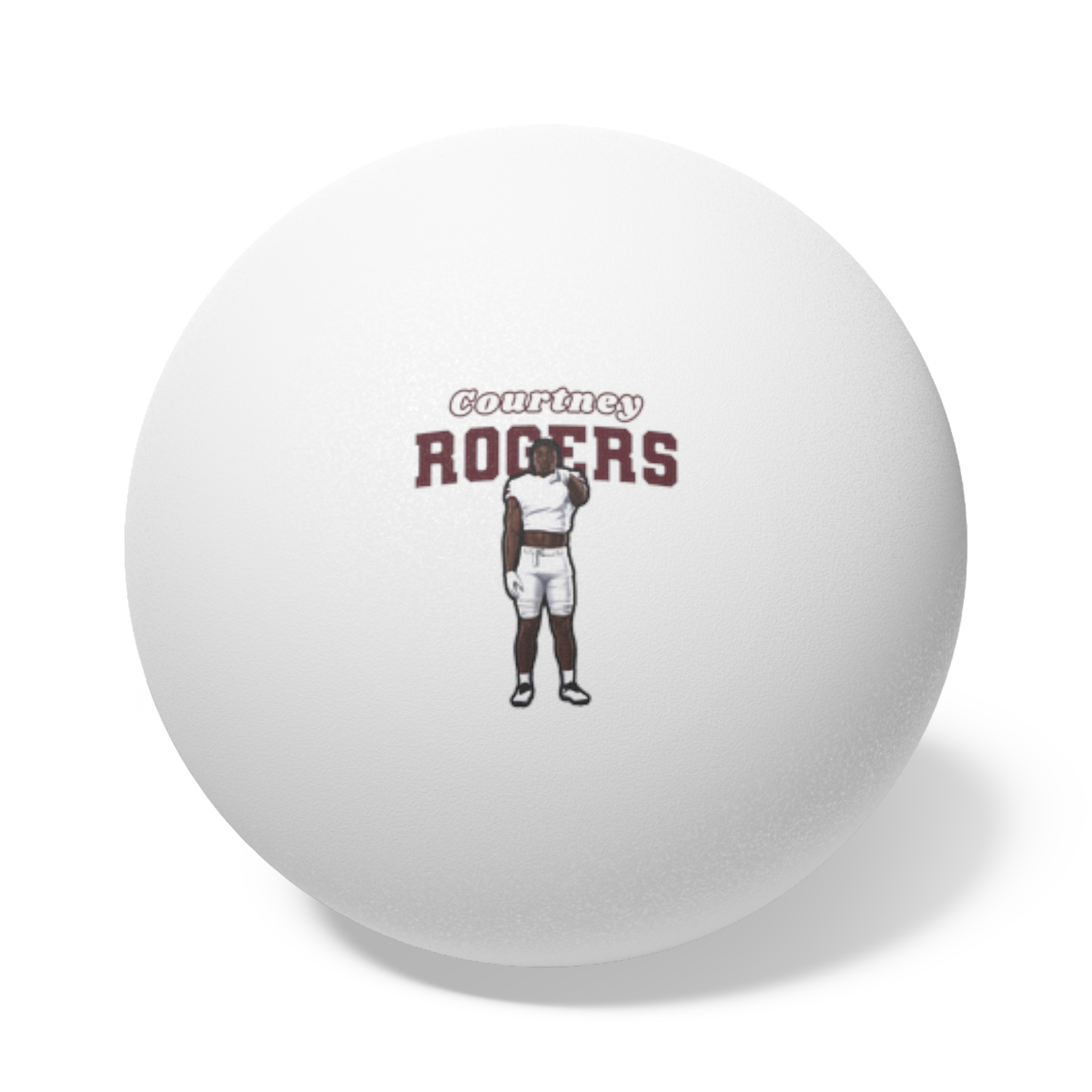Ping Pong Balls, 6 pcs — character_name_arch in White