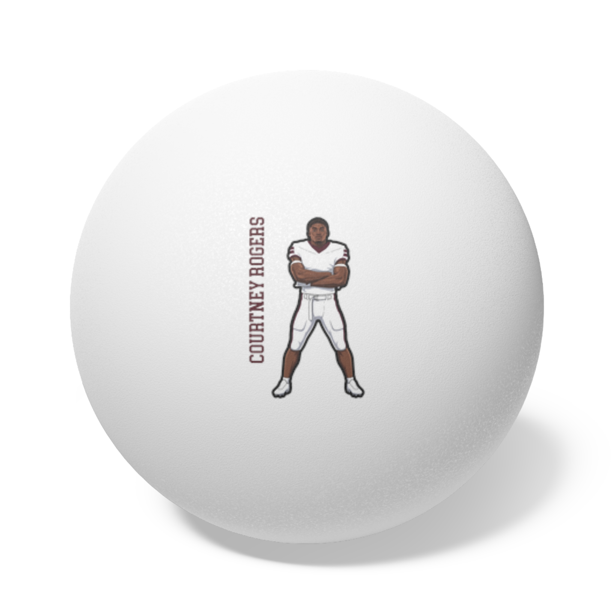 Ping Pong Balls, 6 pcs — character_name_vertical in White