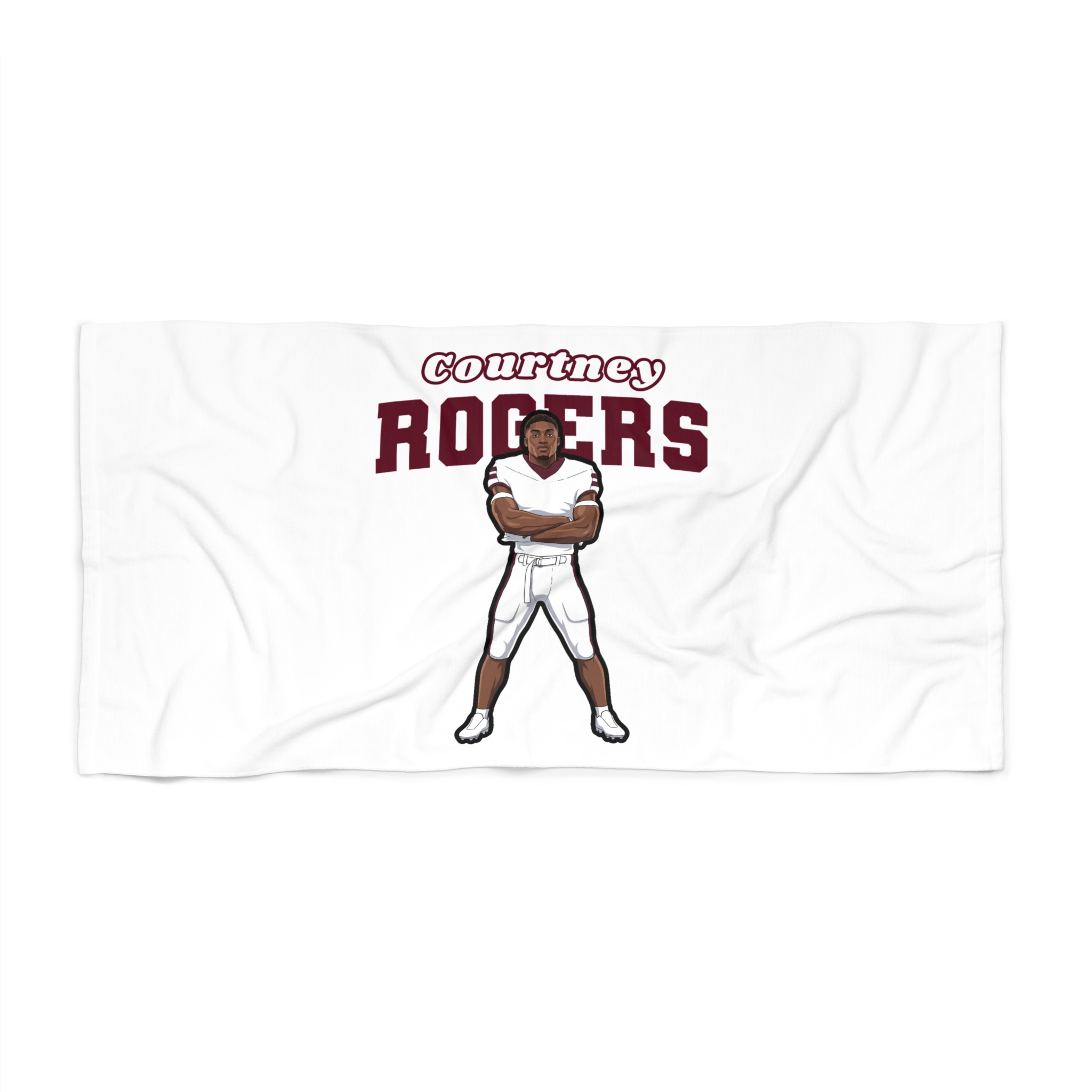 Beach Towel — character_name_arch in Classic
