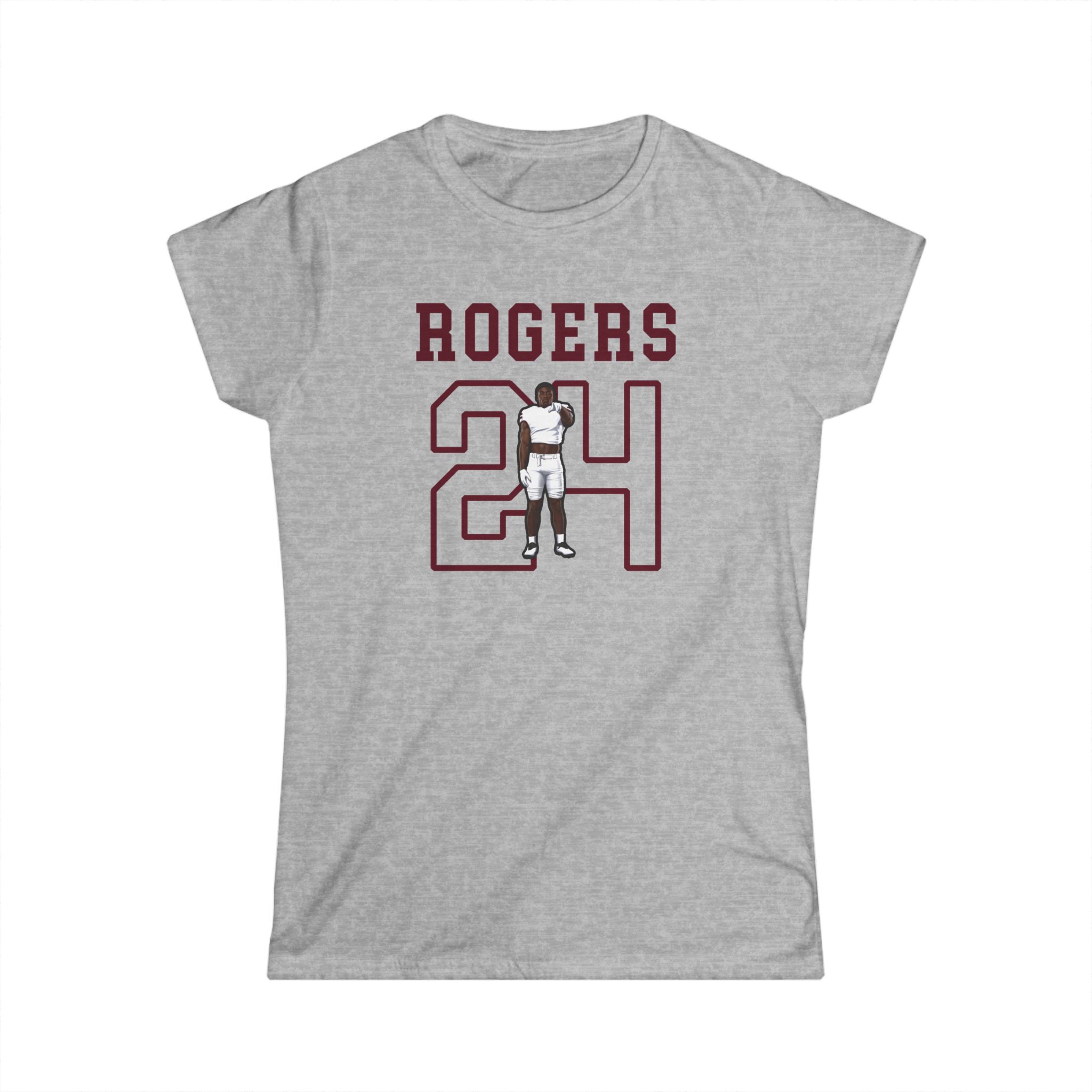 Women's Softstyle Tee — character_shirsey in Grey