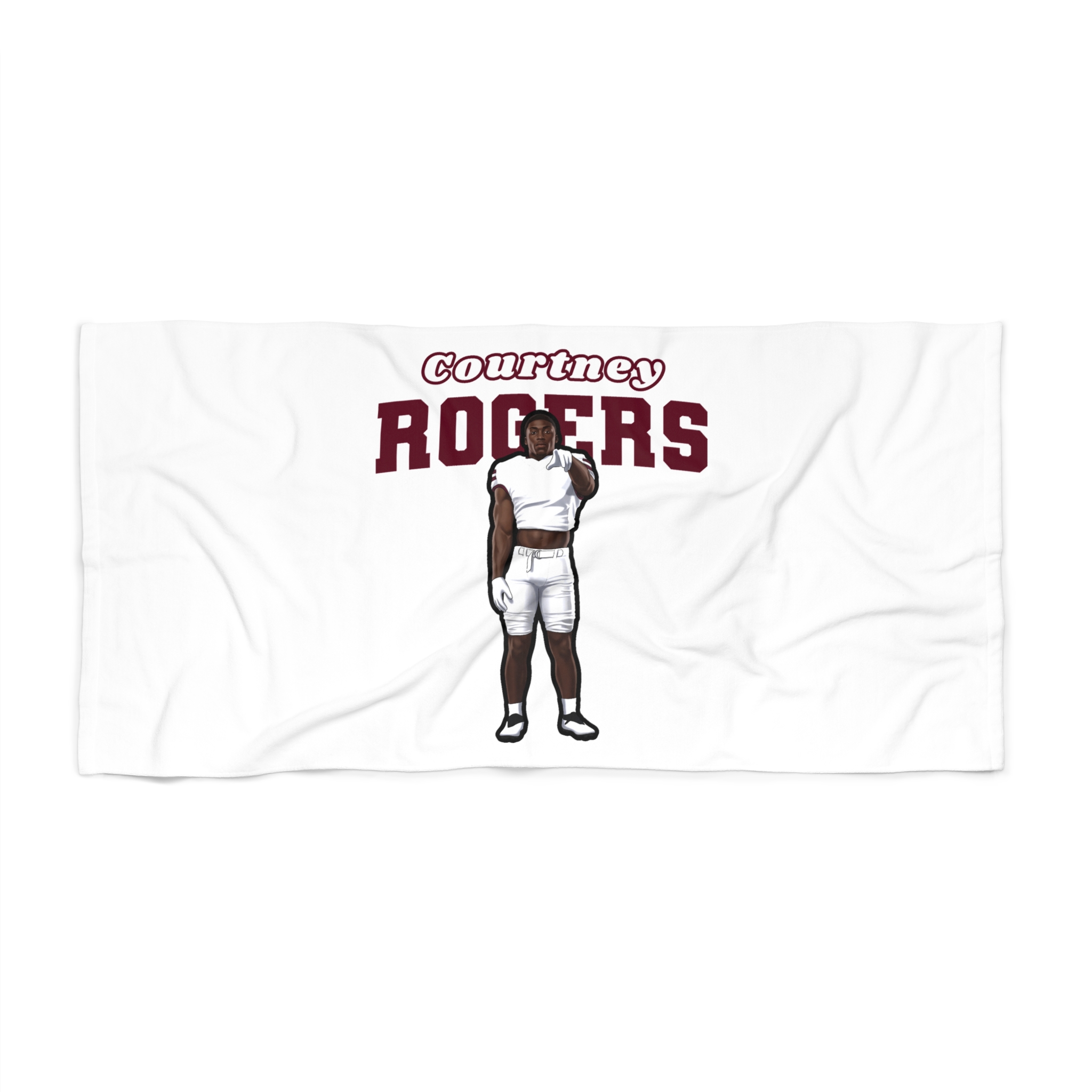 Beach Towel — character_name_arch in Classic