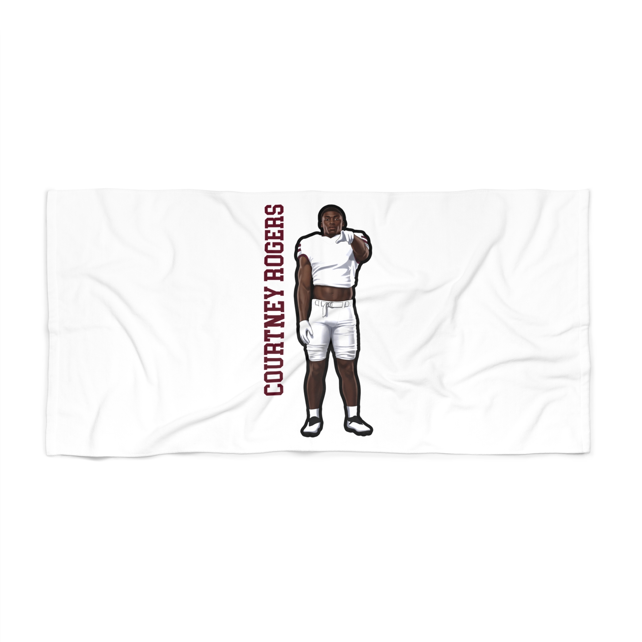 Beach Towel — character_name_vertical in Classic