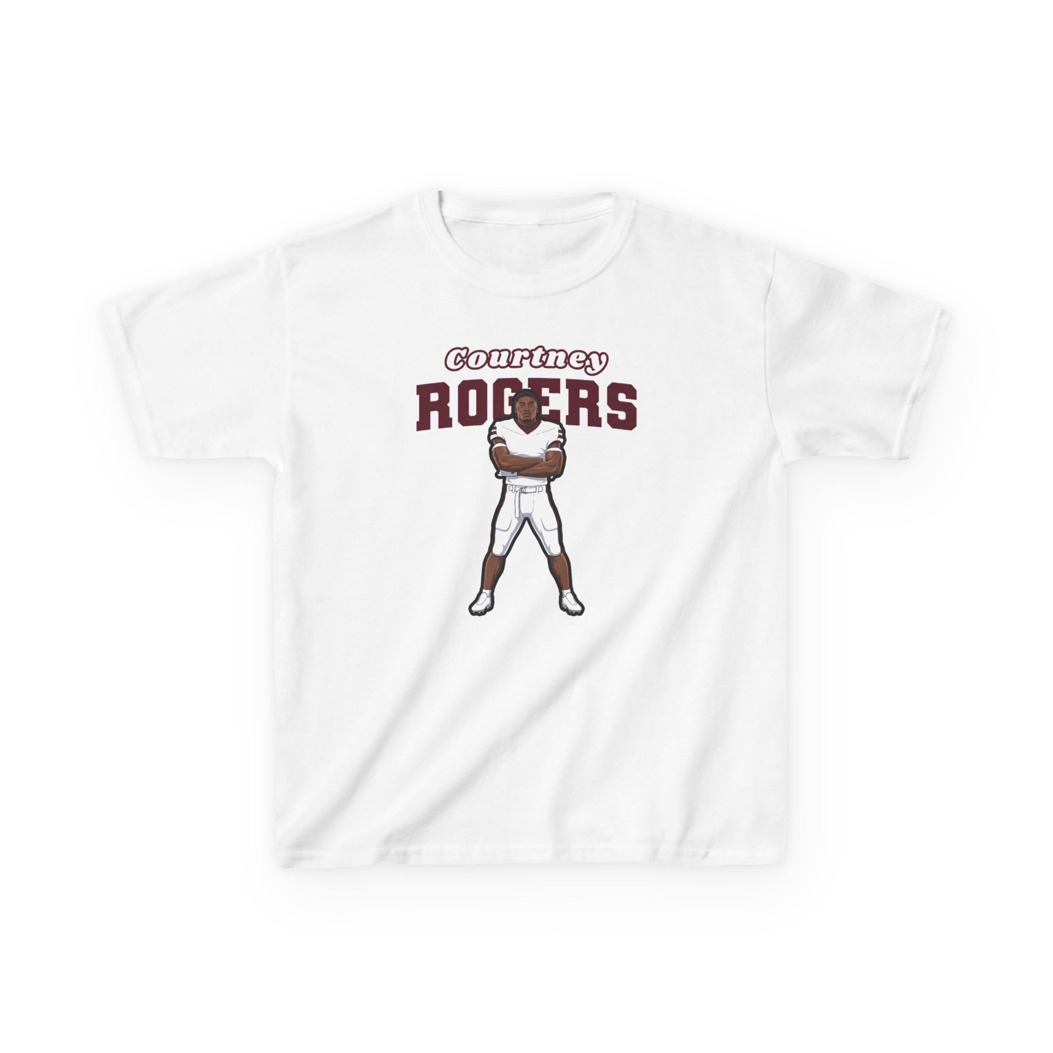 Youth Tee — character_name_arch in White